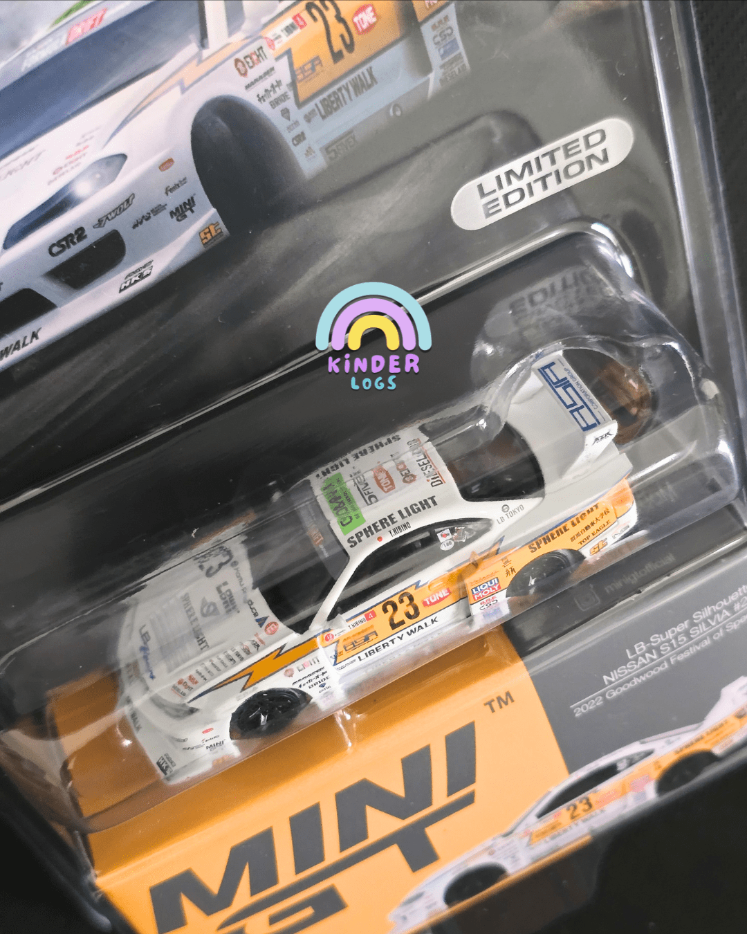 Mini GT LB - Super Silhouette Nissan S15 Silvia 23 - Mijo Exclusives - Kinder Logs