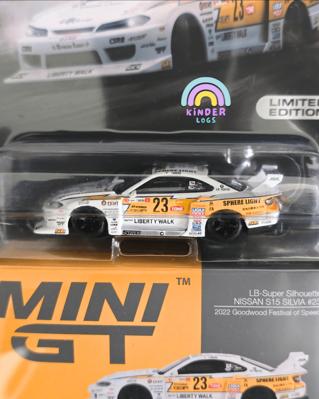Mini GT LB - Super Silhouette Nissan S15 Silvia 23 - Mijo Exclusives - Kinder Logs