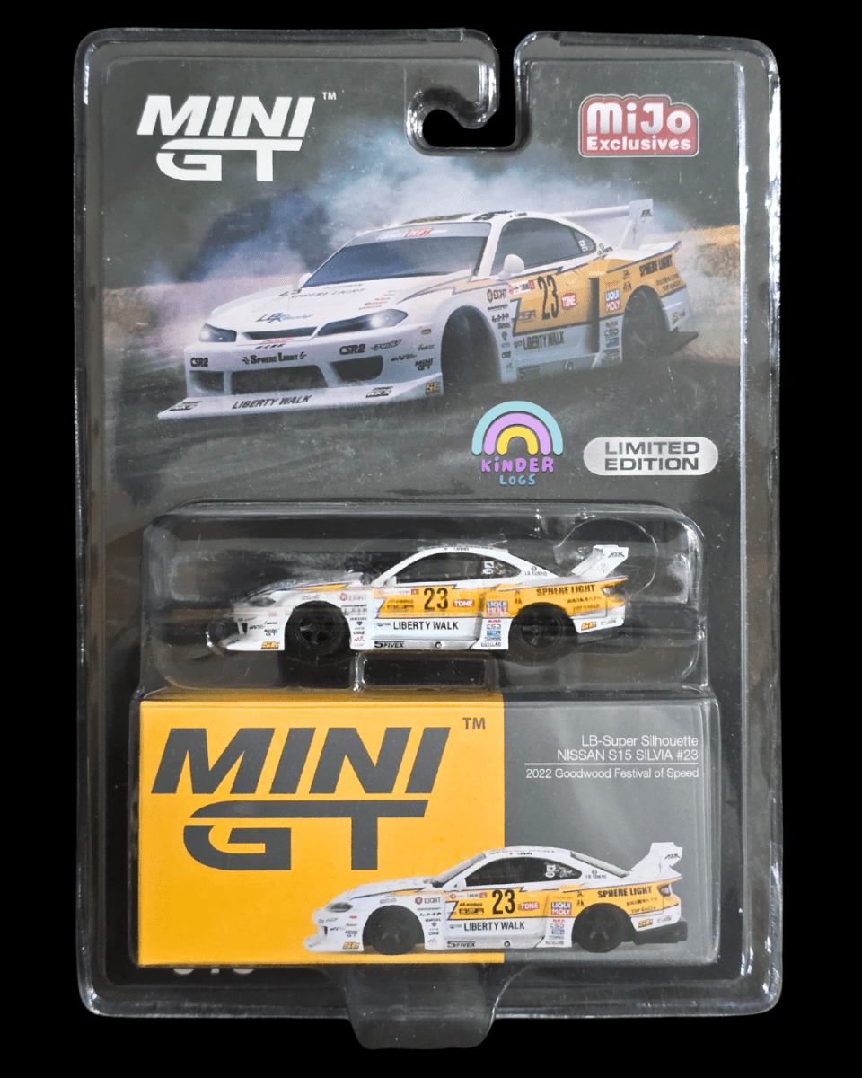Mini GT LB - Super Silhouette Nissan S15 Silvia #23 - Mijo Exclusives - Kinder Logs