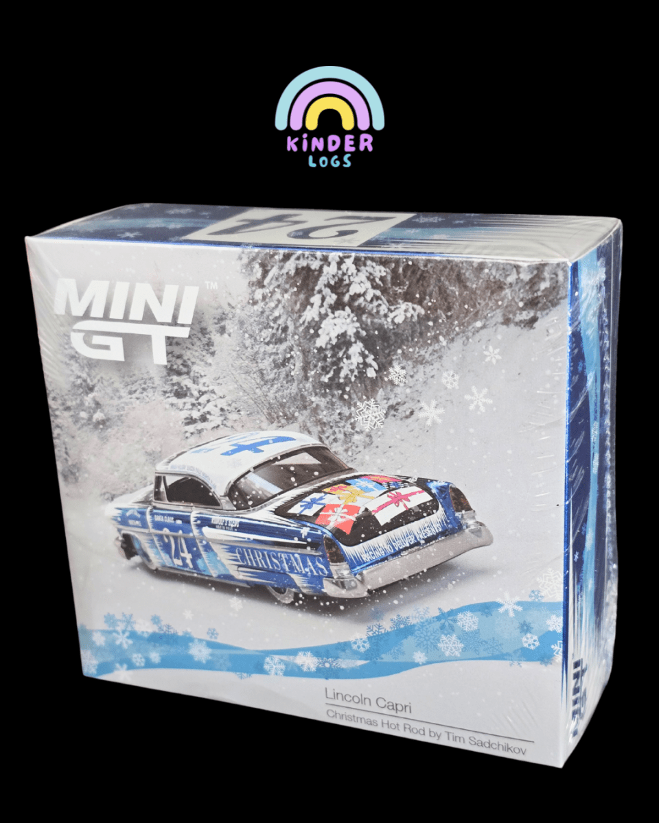 Mini GT Lincoln Capri Christmas Hot Rod by Tim Sadchikov (#888) - Kinder Logs