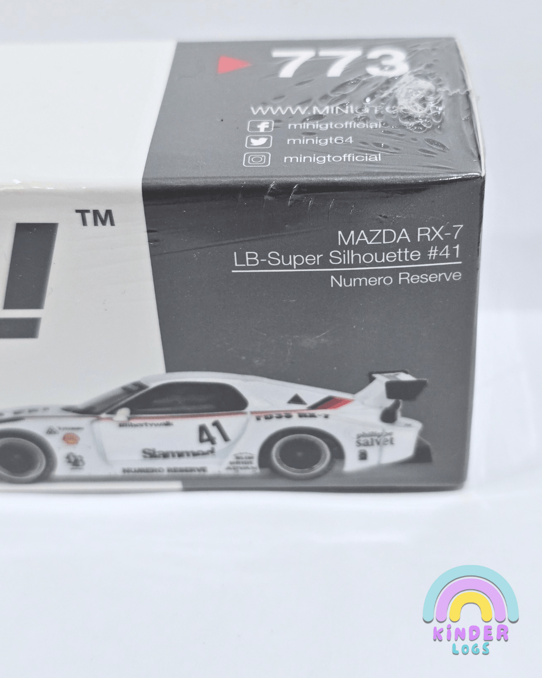 MINI GT Mazda RX - 7 LB - Super Silhouette 41 Numero Reserve - Kinder Logs