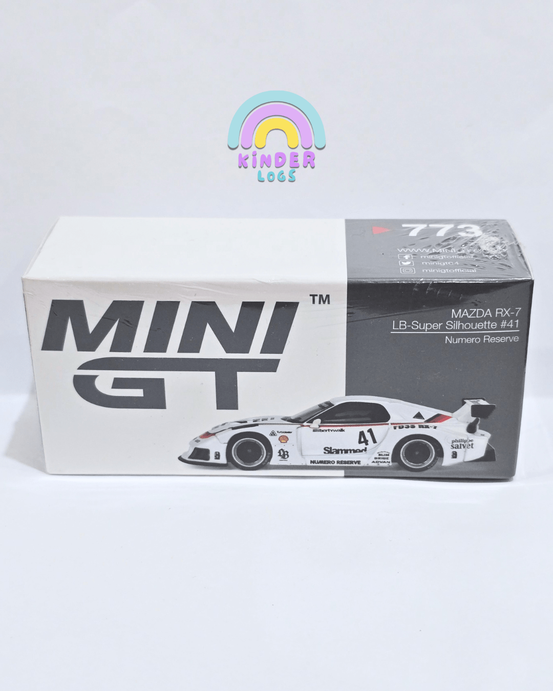 MINI GT Mazda RX - 7 LB - Super Silhouette 41 Numero Reserve - Kinder Logs