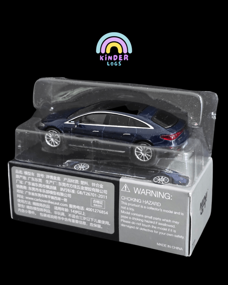 Mini GT Mercedes - Benz EQS 580 4MATIC (Open Box) - Kinder Logs