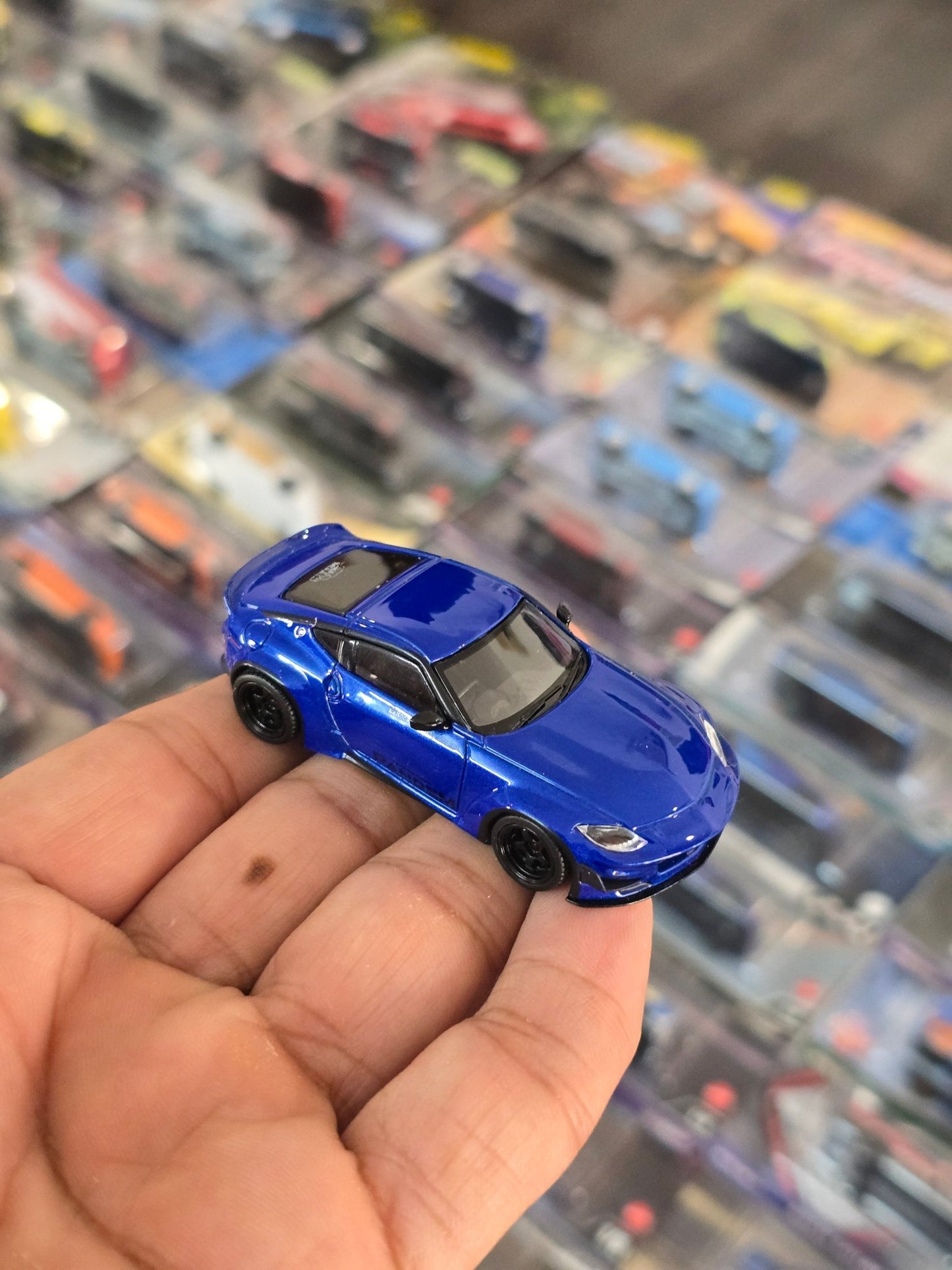 Mini GT Nissan Fairlady Z Pandem - Seiran Blue (Open Box) - Kinder Logs