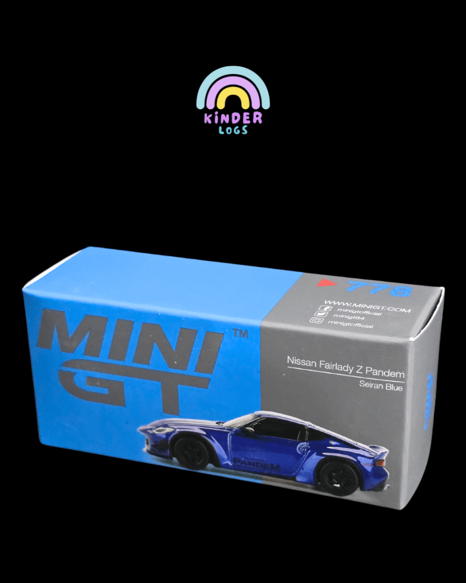 Mini GT Nissan Fairlady Z Pandem - Seiran Blue (Open Box) - Kinder Logs