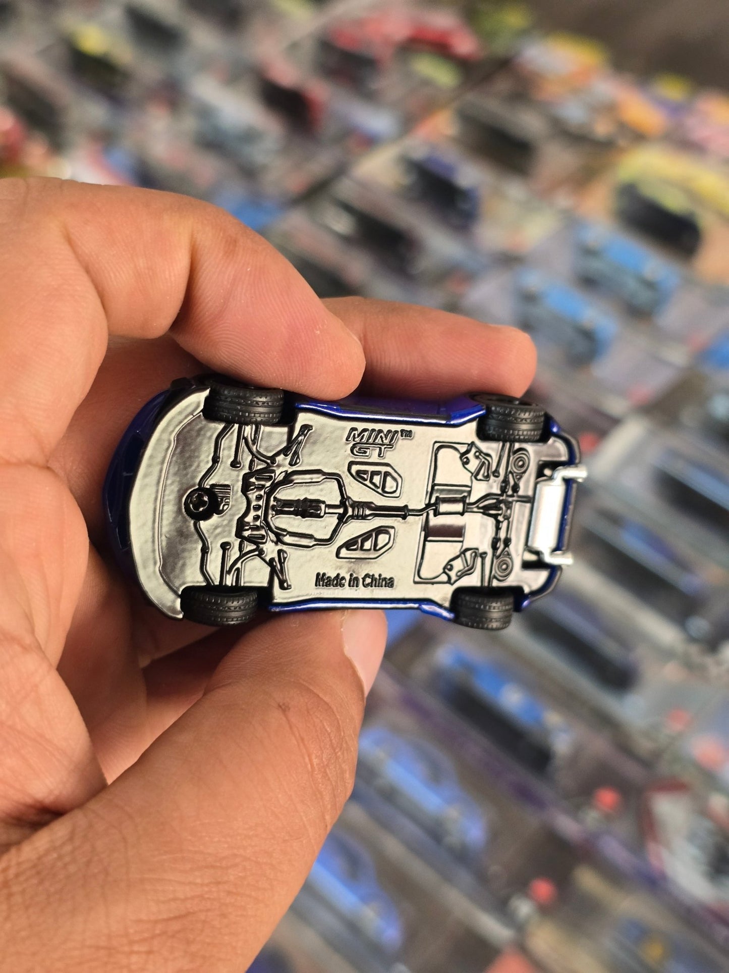 Mini GT Nissan Fairlady Z Pandem - Seiran Blue (Open Box) - Kinder Logs