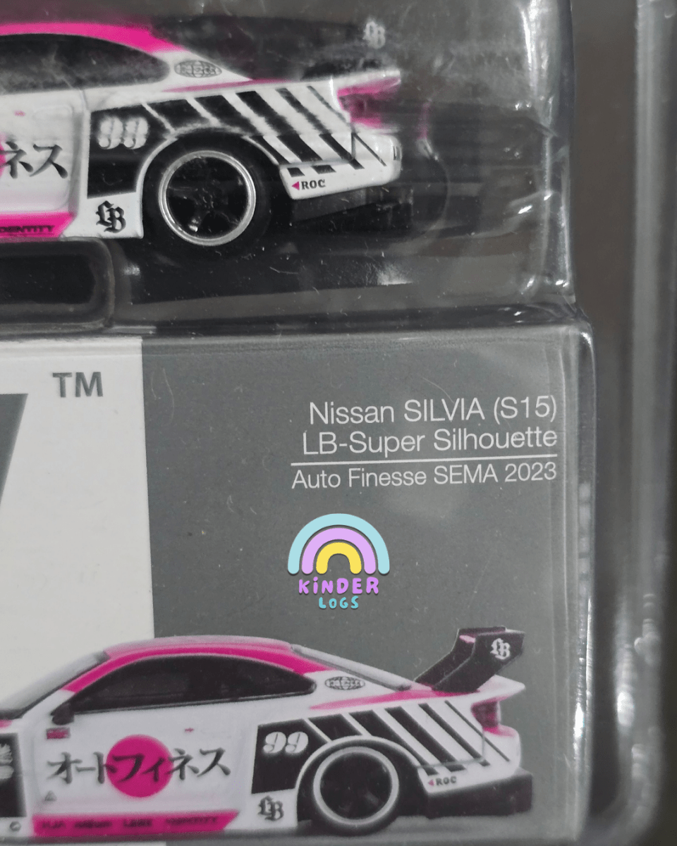 Mini GT Nissan Silvia S15 LB - Super Silhouette - Auto Finesse SEMA 2023 - Kinder Logs