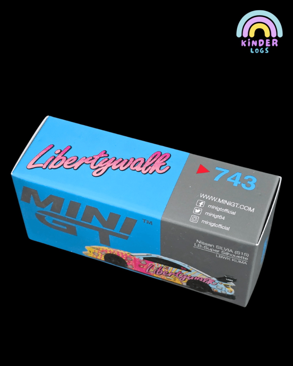 Mini GT Nissan Silvia S15 LB - Super Silhouette LBWK KUMA (Open Box) - Kinder Logs