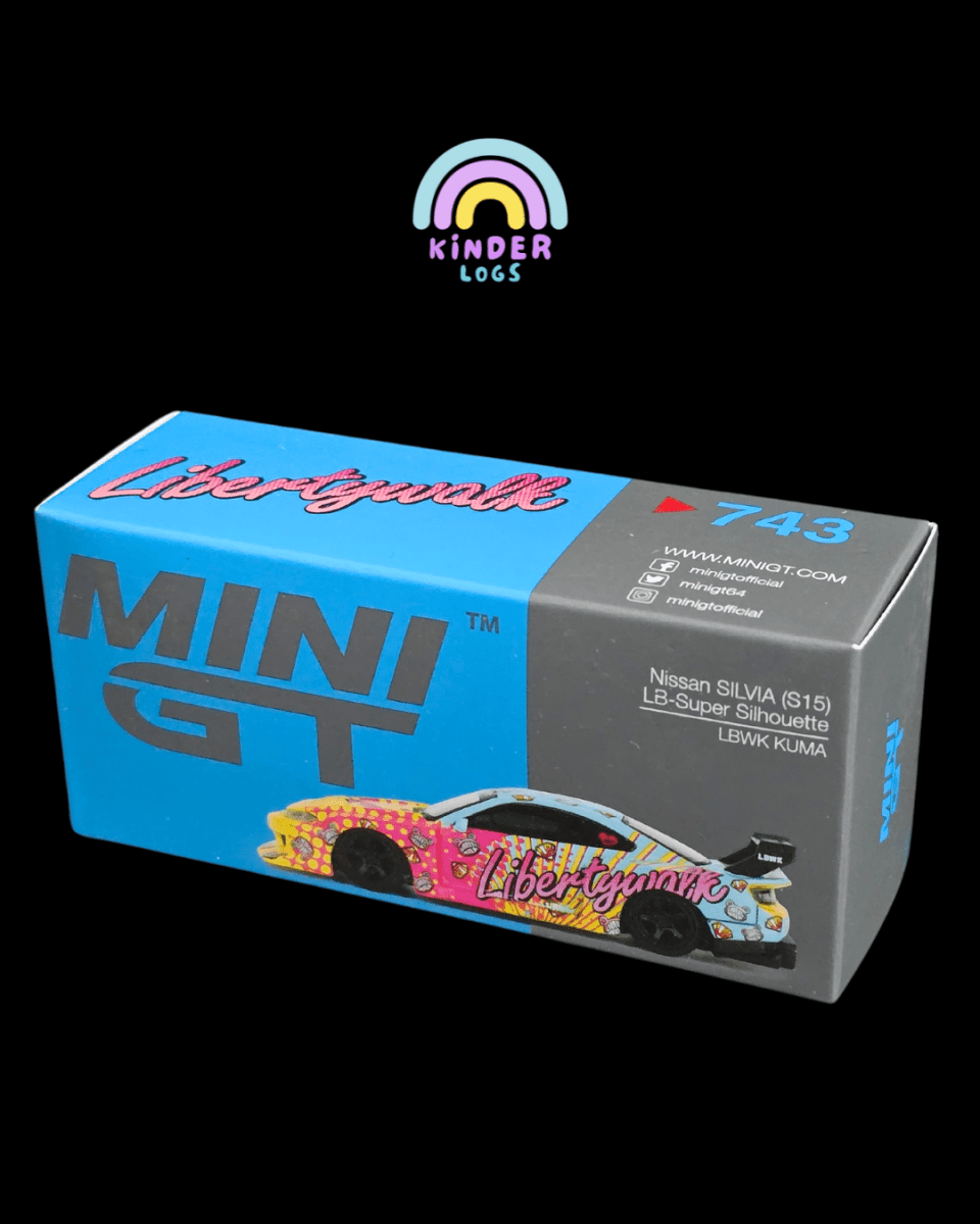 Mini GT Nissan Silvia S15 LB - Super Silhouette LBWK KUMA (Open Box) - Kinder Logs