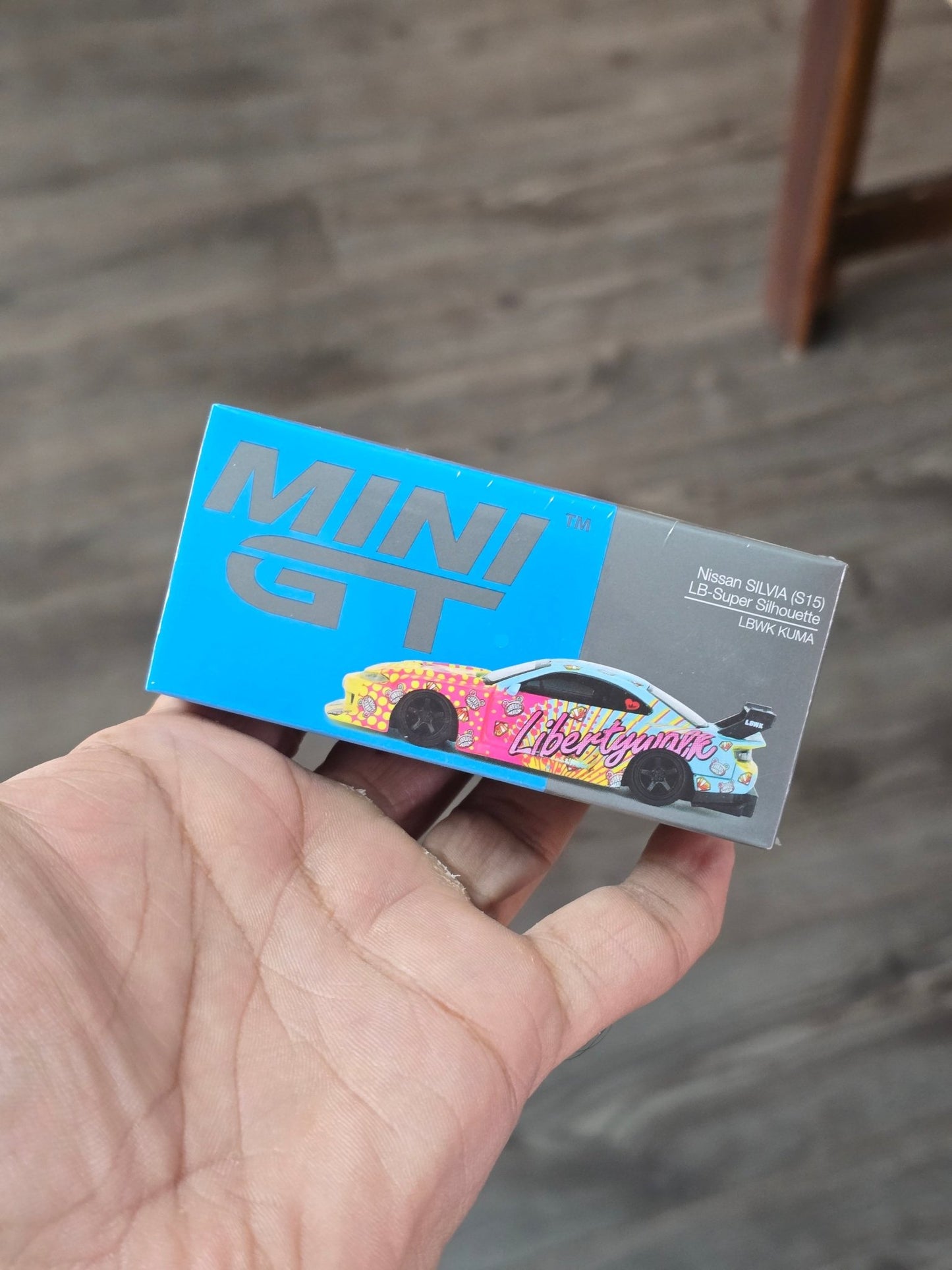 Mini GT Nissan Silvia S15 LB - Super Silhouette LBWK KUMA (Sealed Box) - Kinder Logs