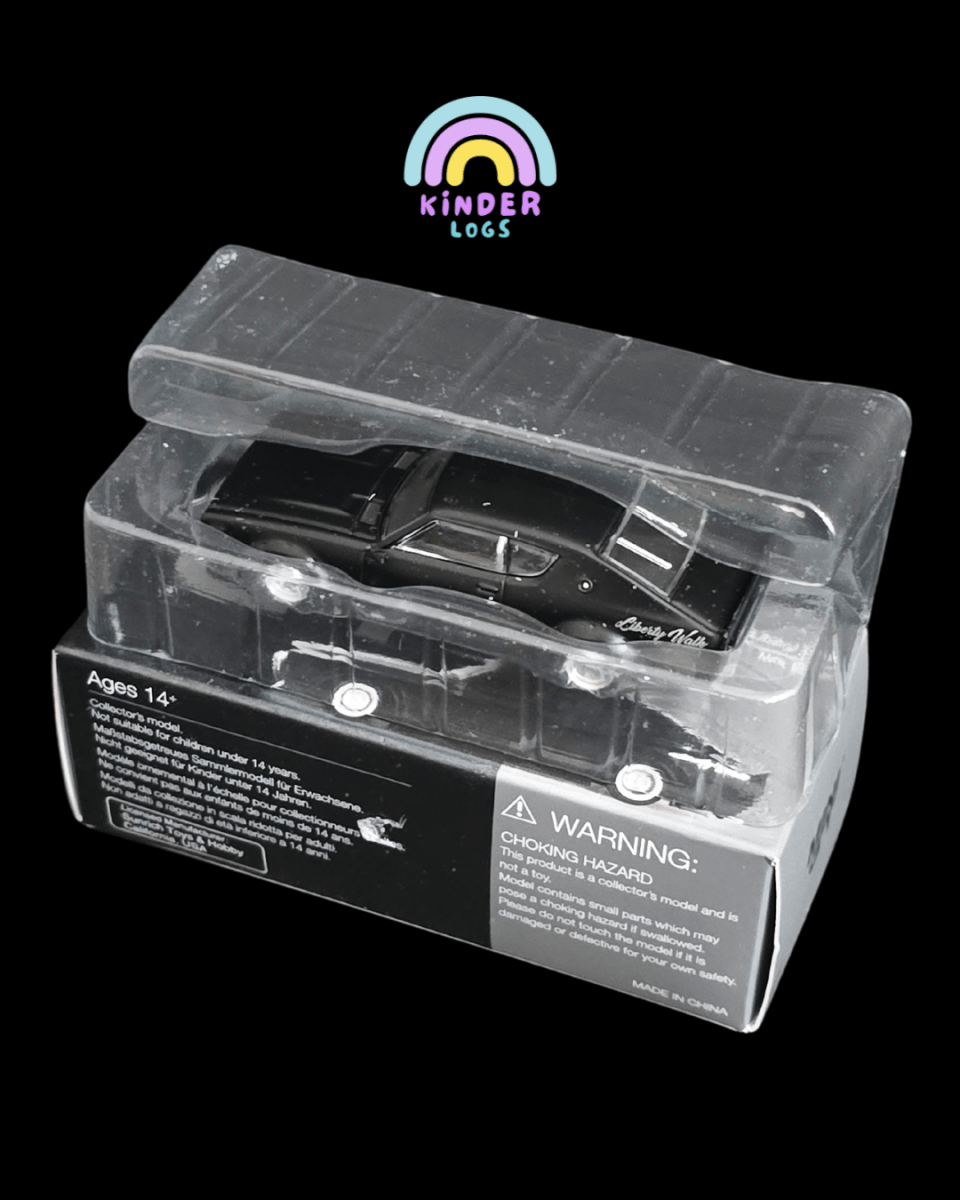 Mini GT Nissan Skyline Kenmeri Liberty Walk - Matte Black (Open Box) - Kinder Logs