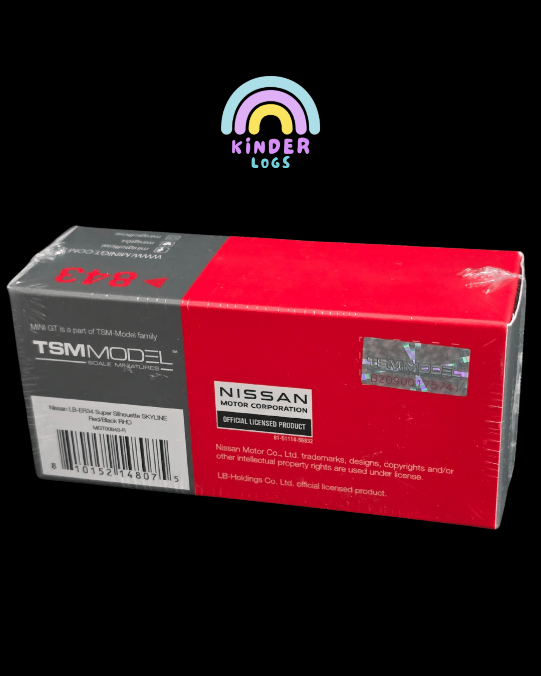Mini GT Nissan Skyline LB - ER34 Super Silhouette LBWK (Sealed Box) - Kinder Logs