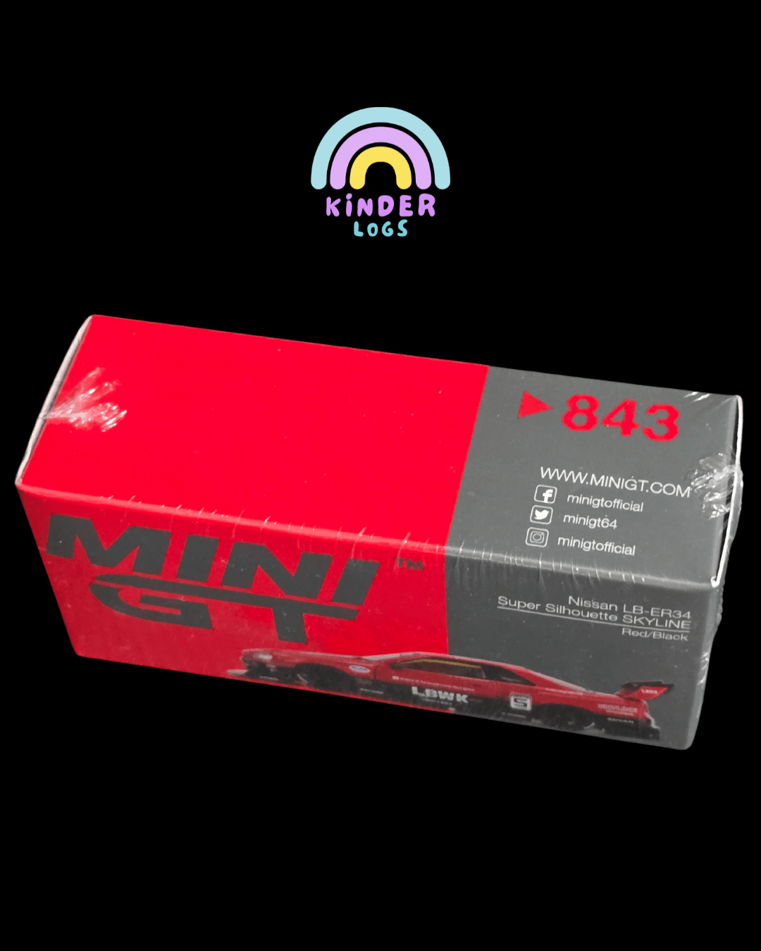 Mini GT Nissan Skyline LB - ER34 Super Silhouette LBWK (Sealed Box) - Kinder Logs