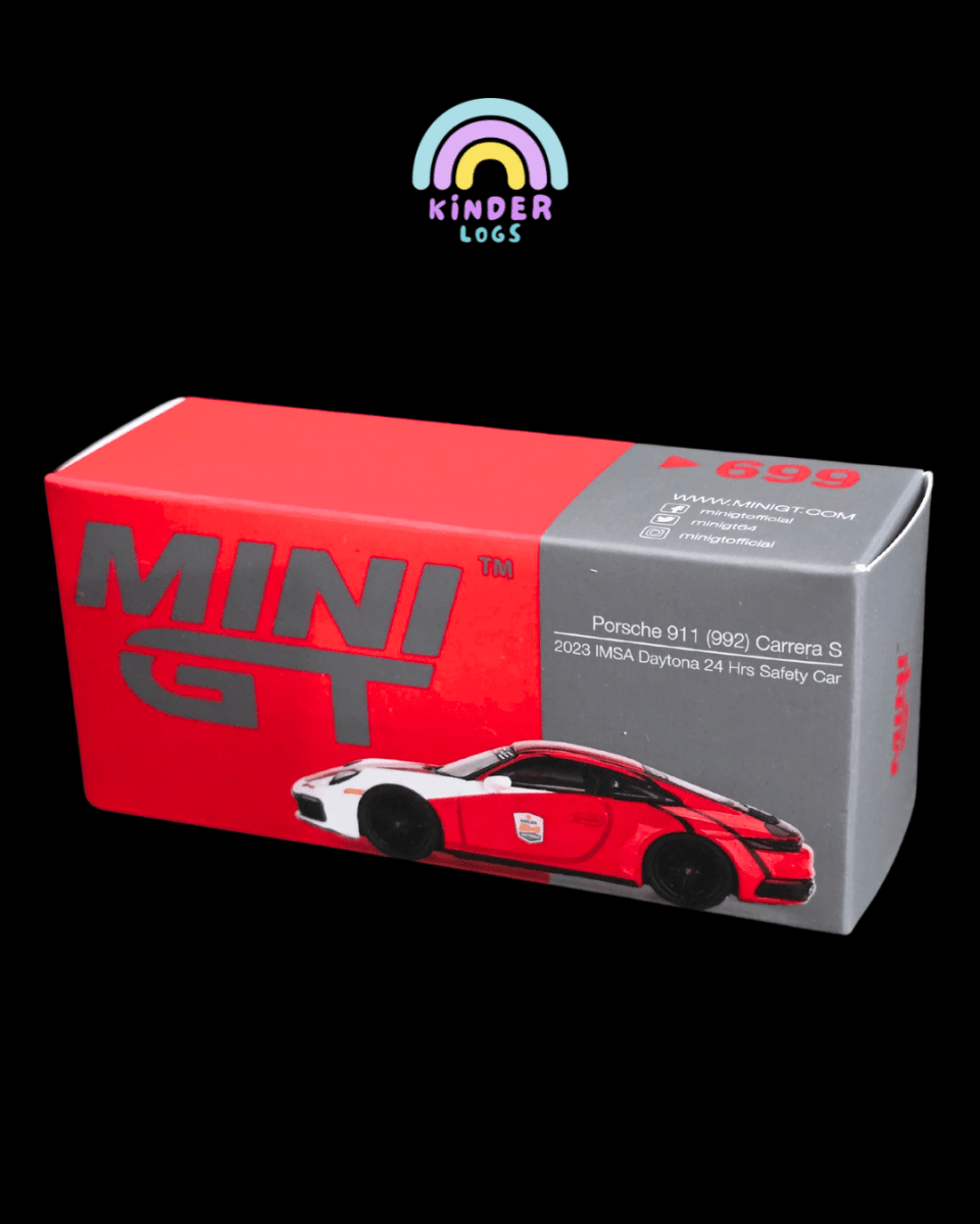 Mini GT Porsche 911 (992) Carrera S (Open Box) - Kinder Logs