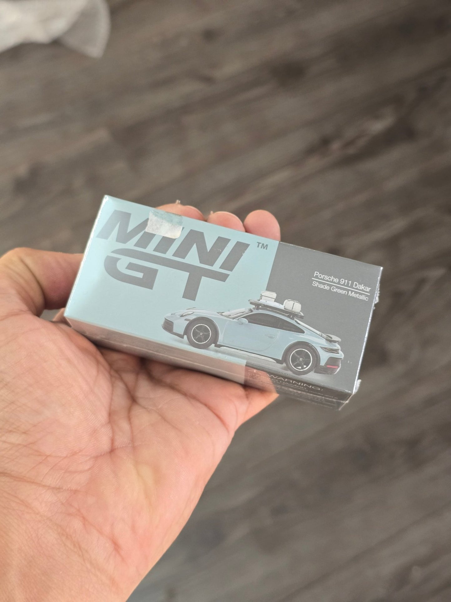 Mini GT Porsche 911 Dakar - Green Metallic - Sealed Box - Kinder Logs