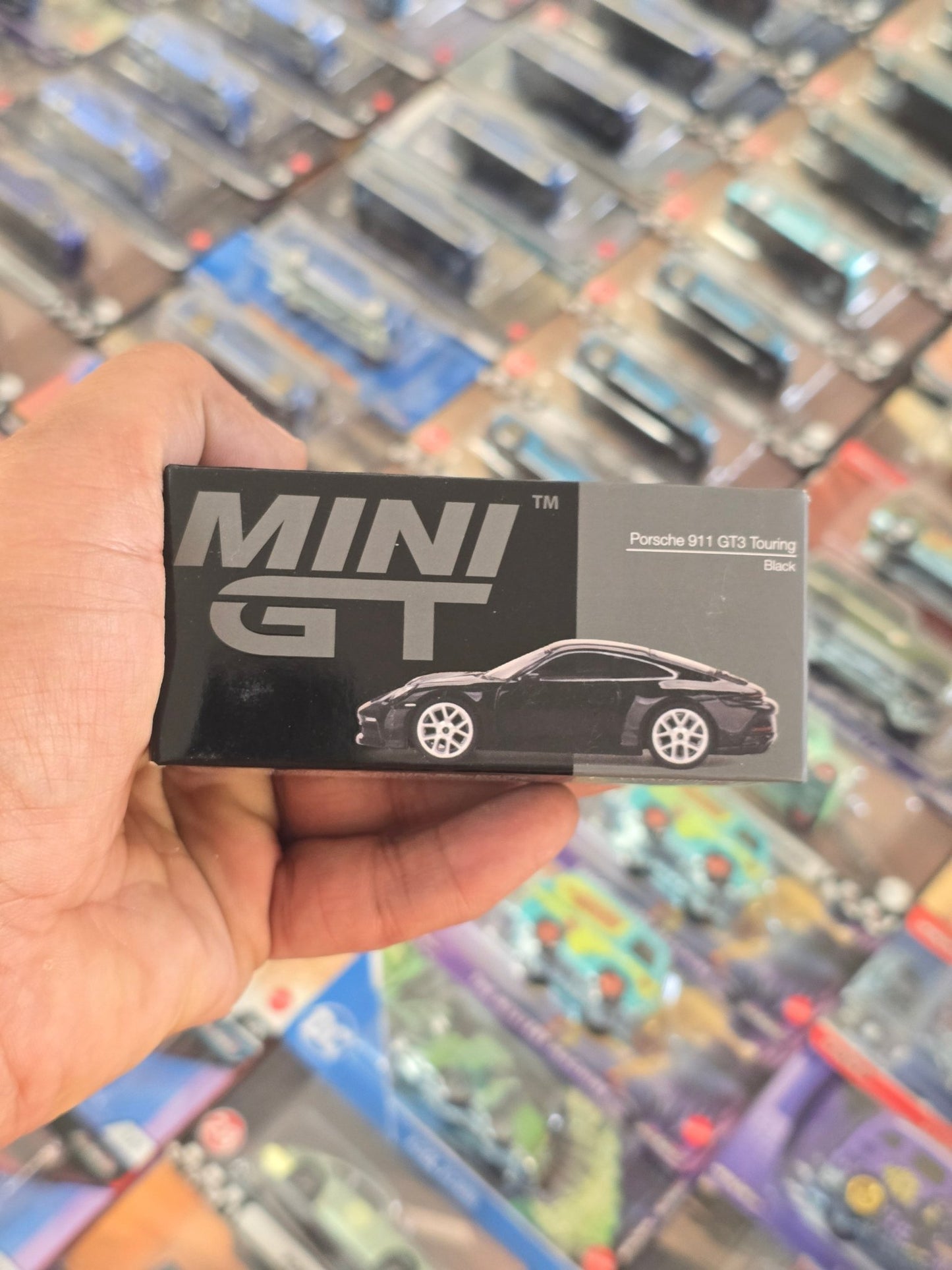 Mini GT Porsche 911 GT3 Touring (Open Box) - Kinder Logs