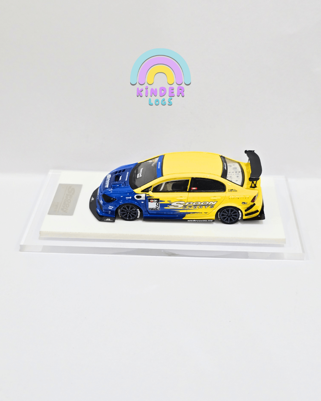 Onemodel JDM Civic Type R FD2 Spoon Sports Car (Resin Model) - Kinder Logs