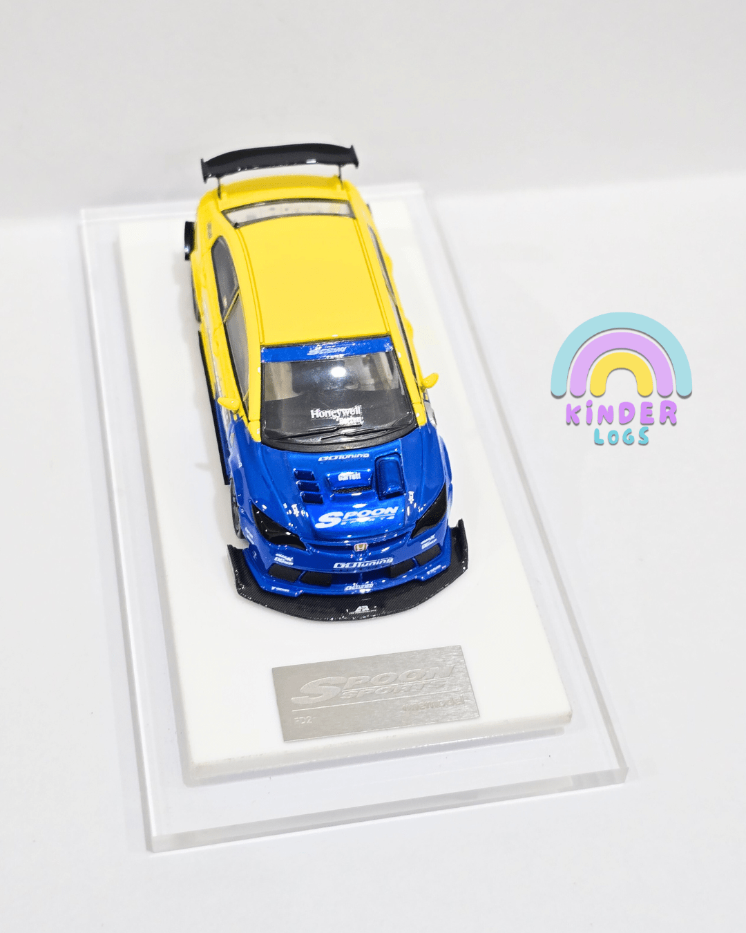 Onemodel JDM Civic Type R FD2 Spoon Sports Car (Resin Model) - Kinder Logs