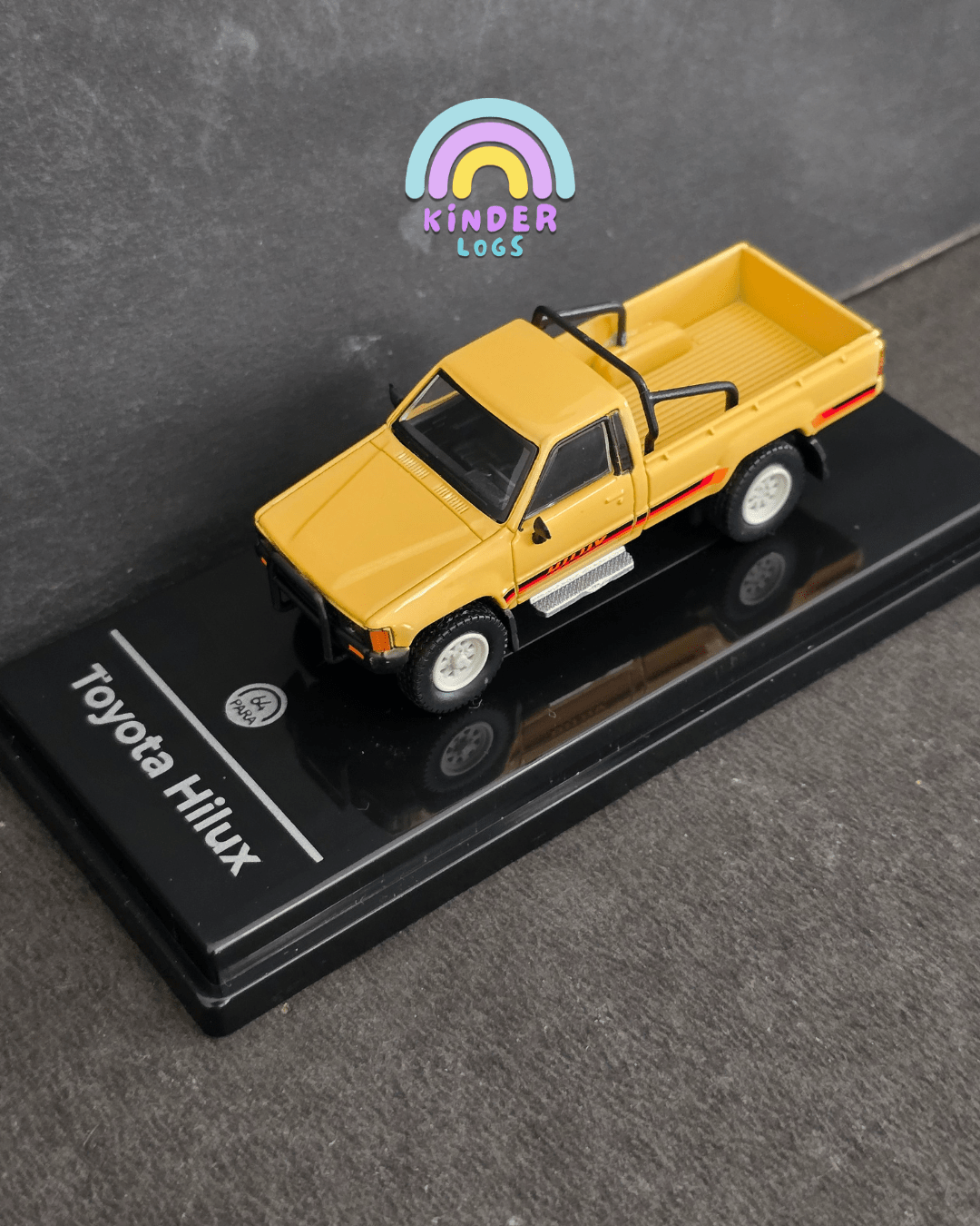 Para64 1984 Toyota Hilux Single Cab (Yellow) - Kinder Logs