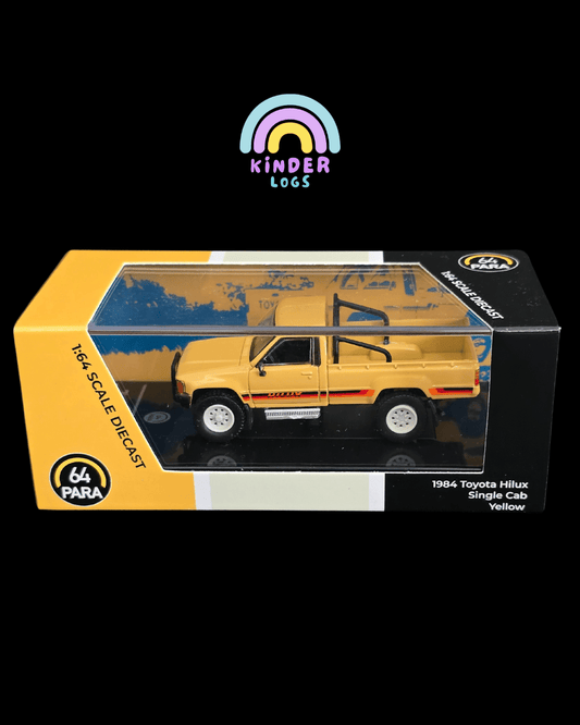 Para64 1984 Toyota Hilux Single Cab (Yellow) - Kinder Logs