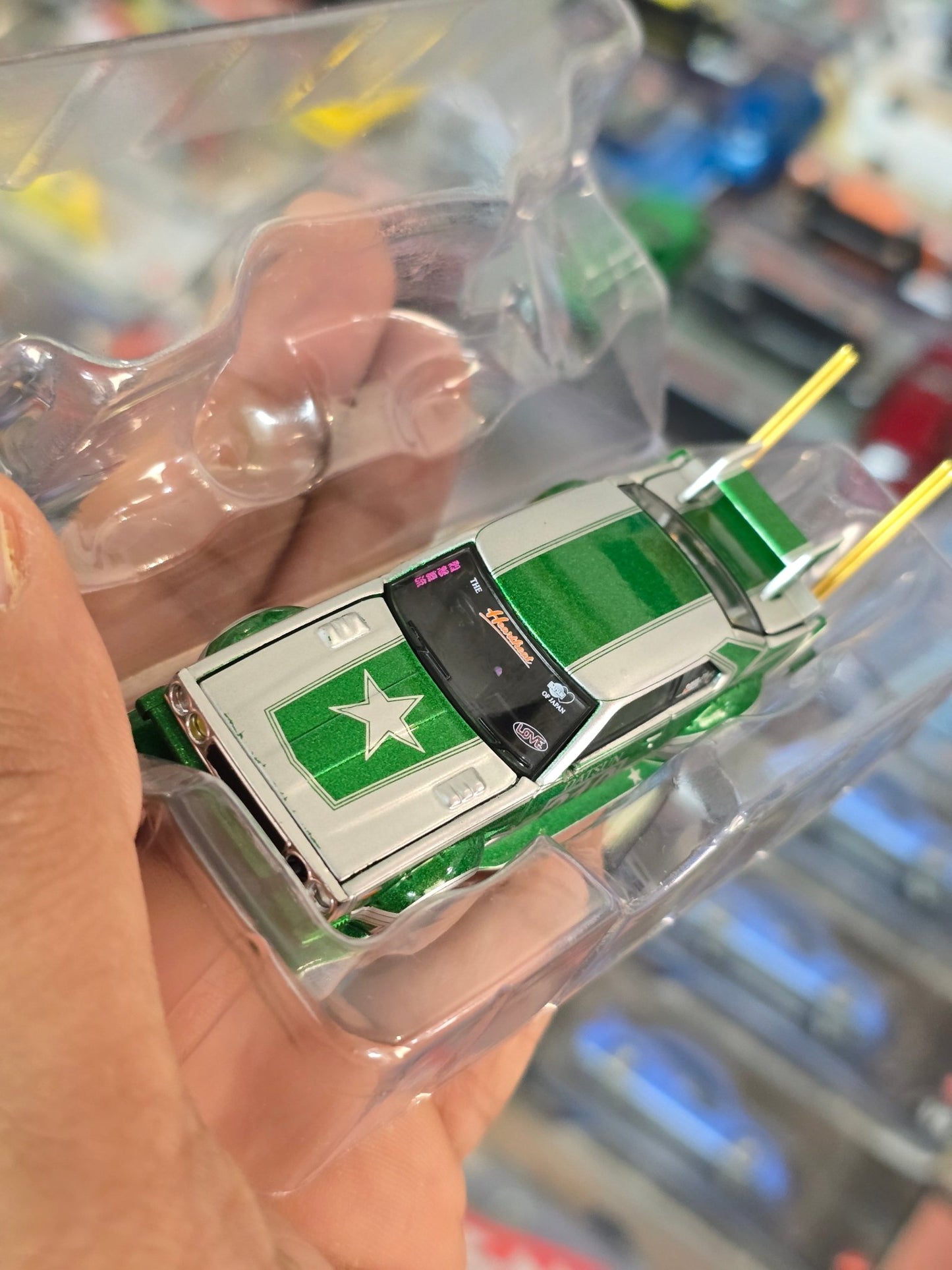 Pop Race Nissan Skyline C210 Bosozoku Style S9 - 05 (Mirrors Missing) - Kinder Logs