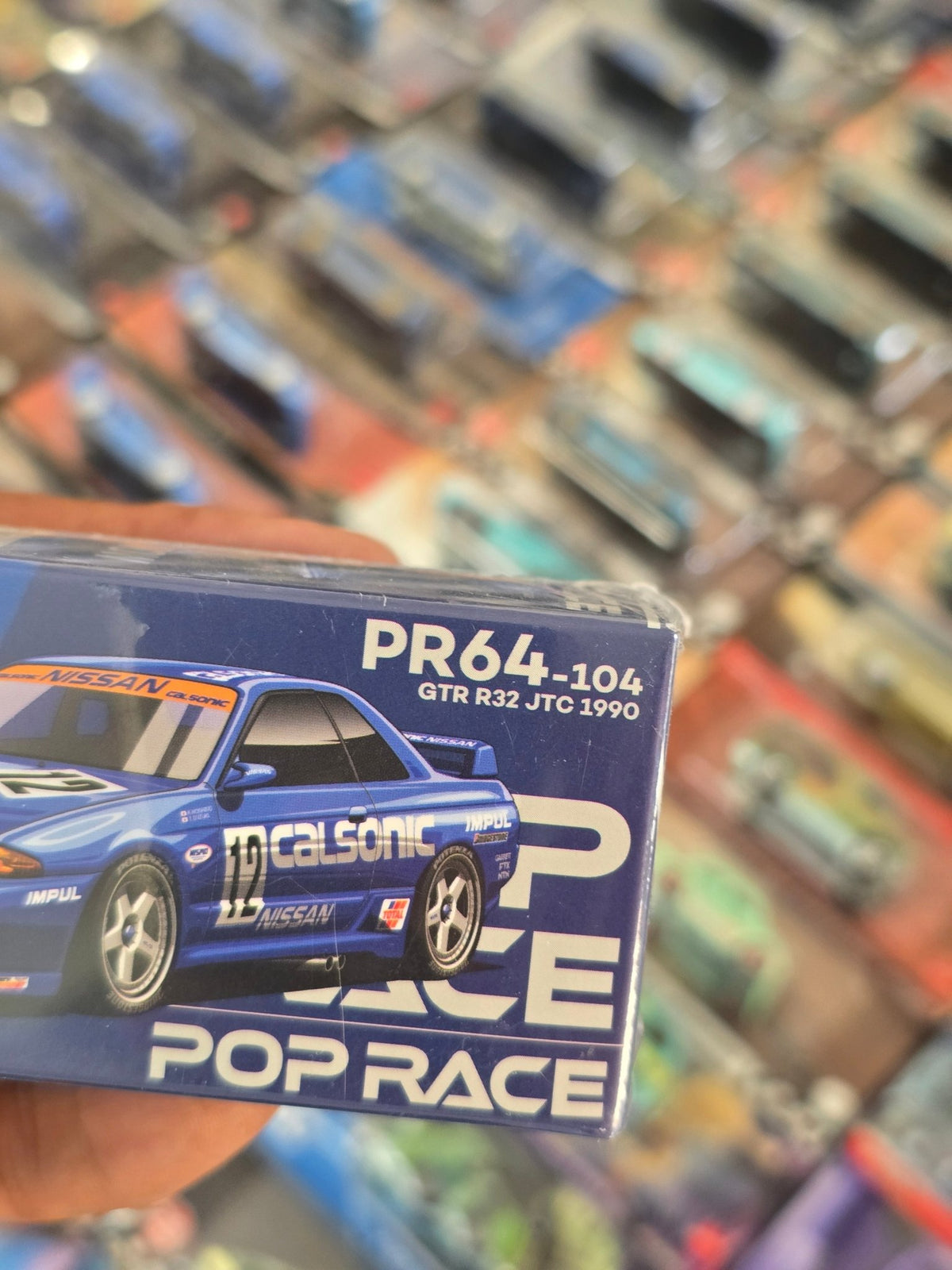 Pop Race Nissan Skyline GT - R R32 JTC 1990 - Sealed Box - Kinder Logs