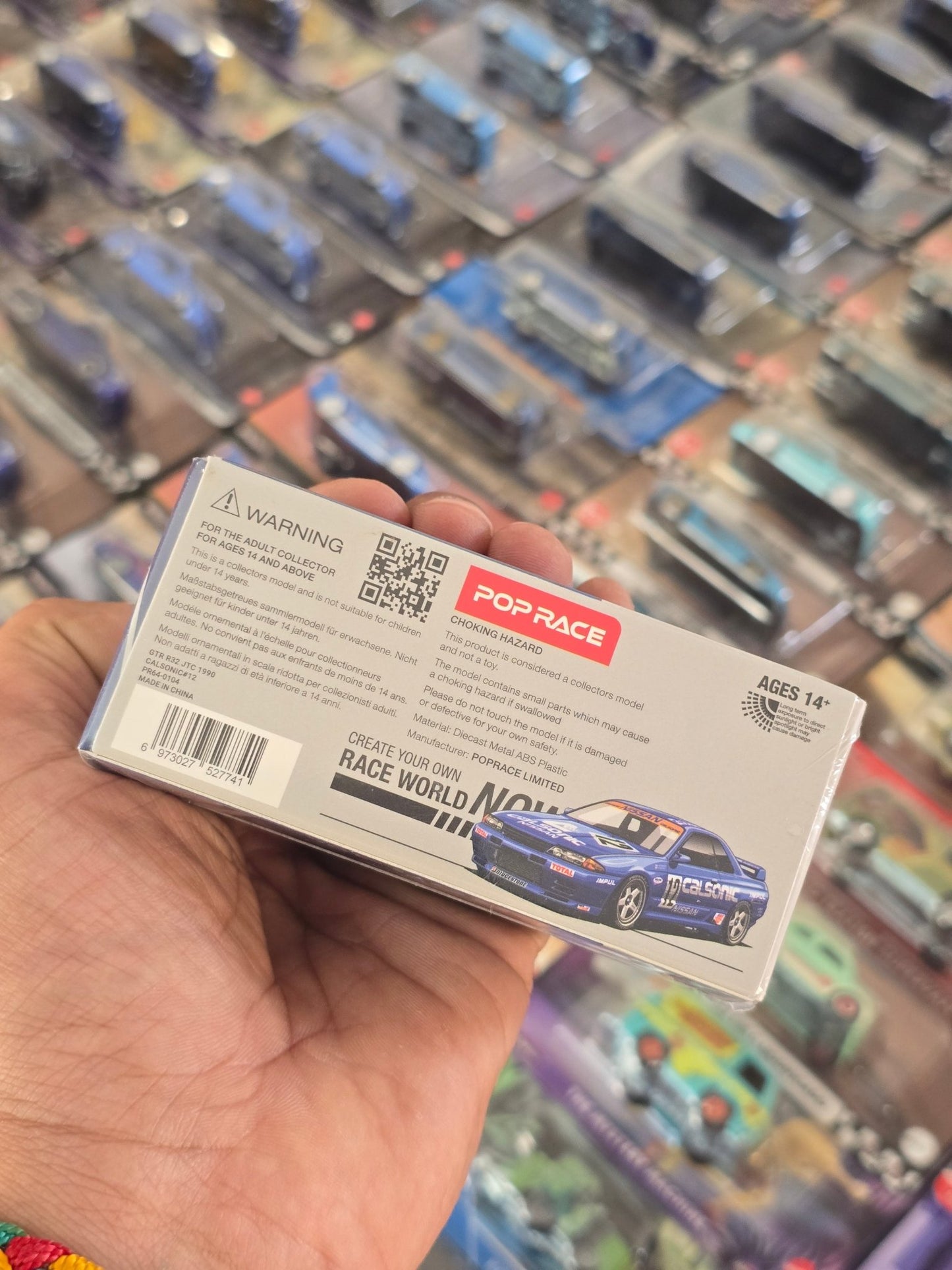 Pop Race Nissan Skyline GT - R R32 JTC 1990 - Sealed Box - Kinder Logs