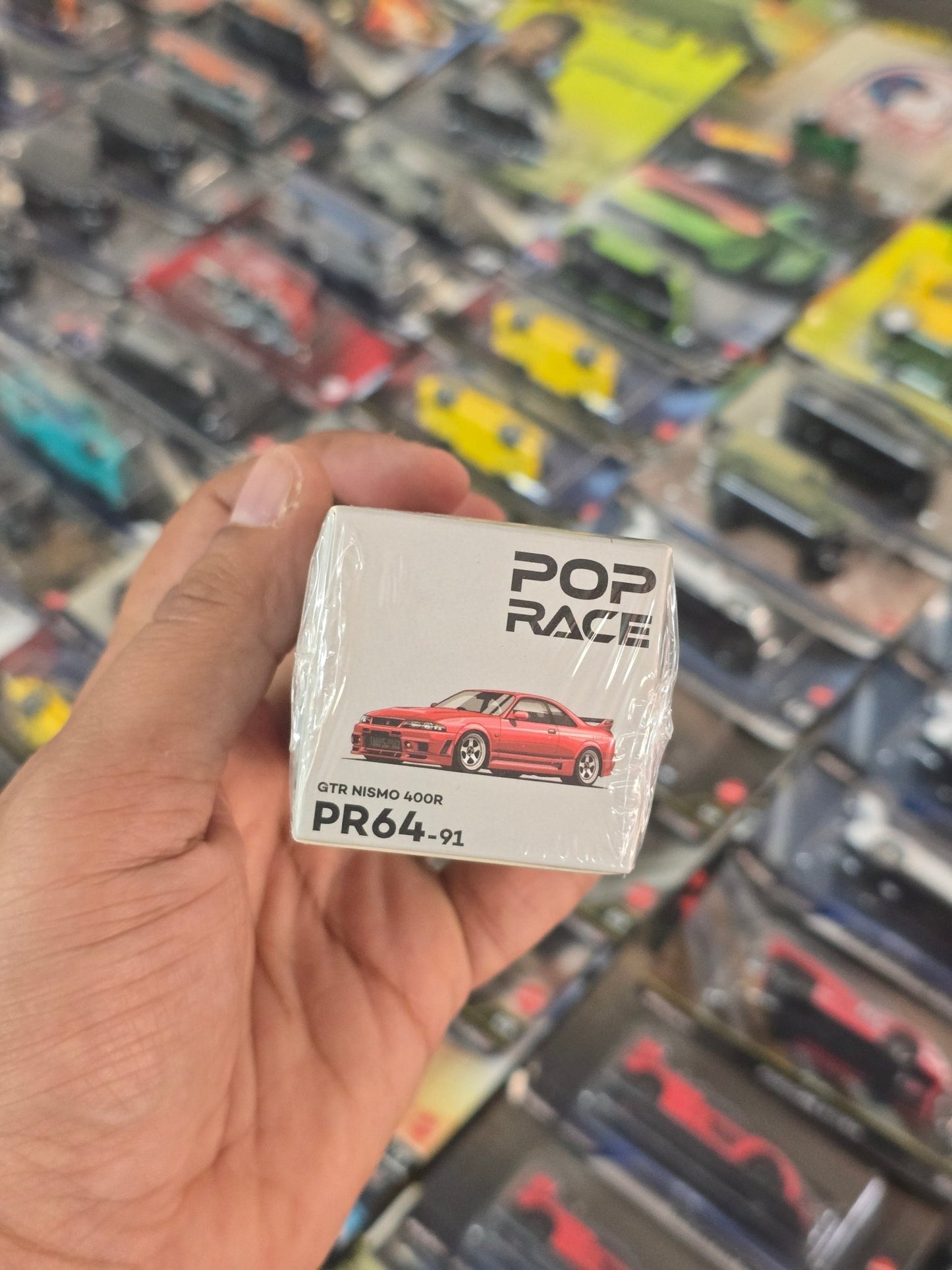 Pop Race Nissan Skyline GT - R R33 Nismo 400R (Red) - Sealed Box - Kinder Logs
