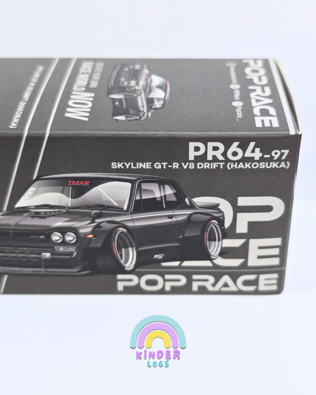 Pop Race Nissan Skyline GT - R V8 Drift Hakosuka (Open Box) - Kinder Logs