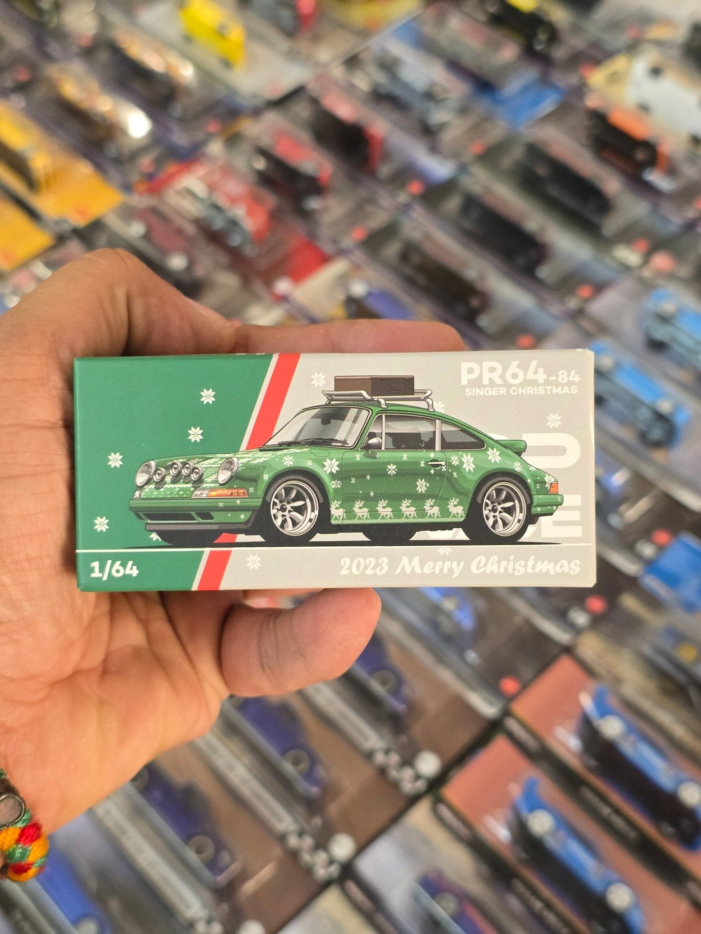 Pop Race Porsche 911 Singer Christmas Edition (Open Box) - Kinder Logs