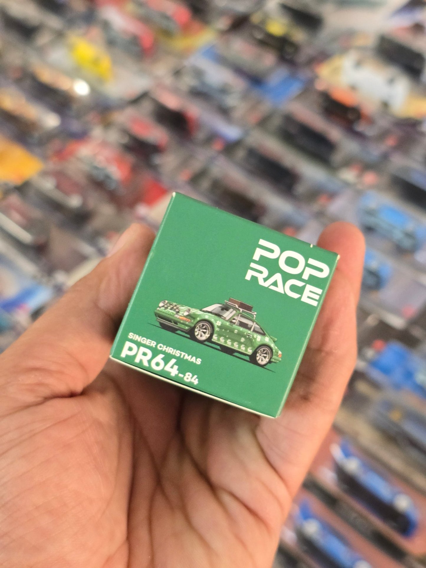 Pop Race Porsche 911 Singer Christmas Edition (Open Box) - Kinder Logs