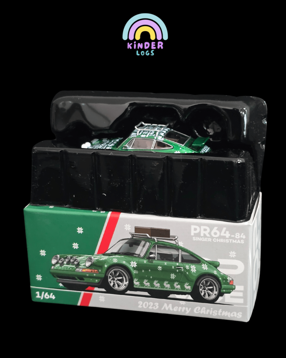 Pop Race Porsche 911 Singer Christmas Edition (Open Box) - Kinder Logs