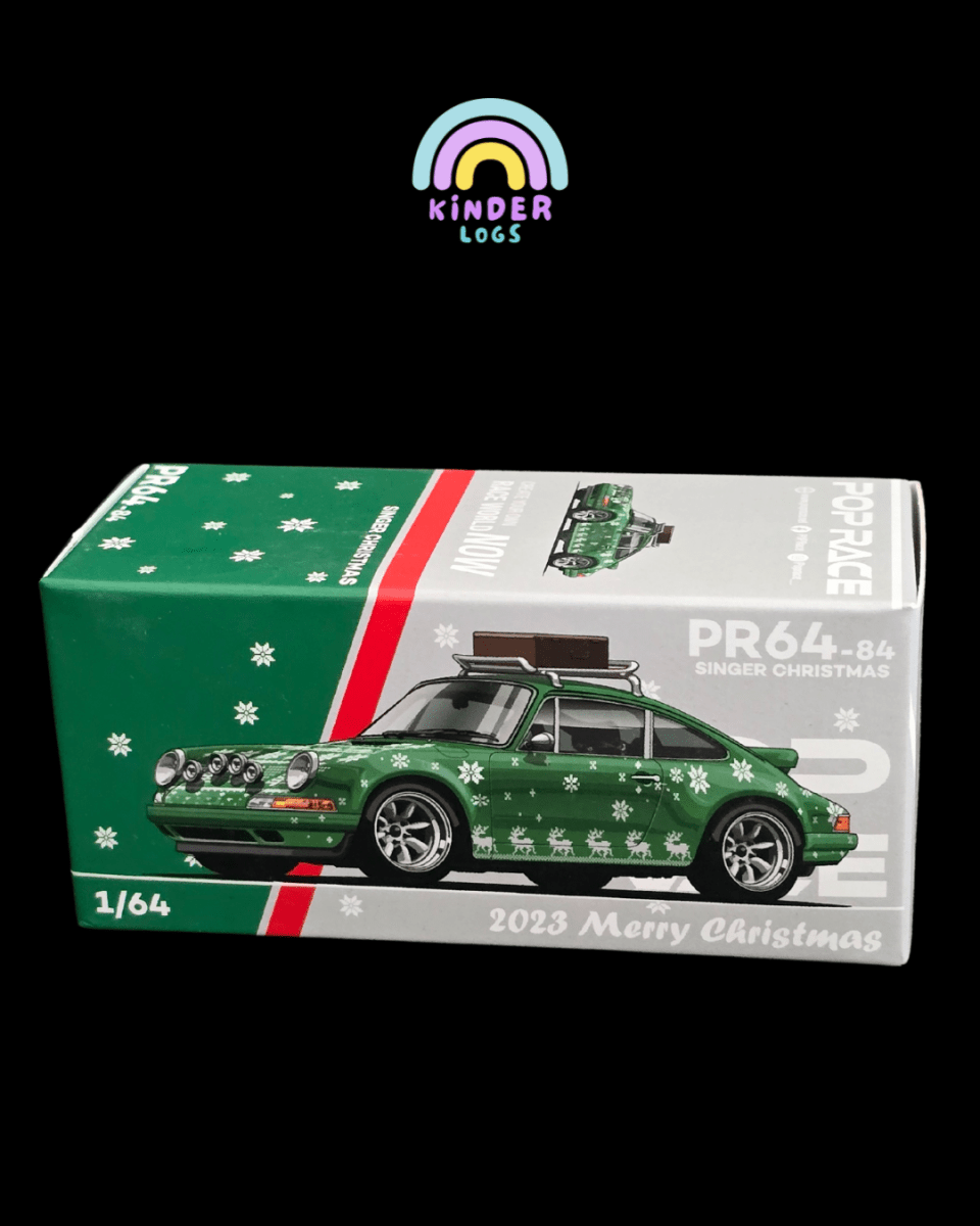 Pop Race Porsche 911 Singer Christmas Edition (Open Box) - Kinder Logs