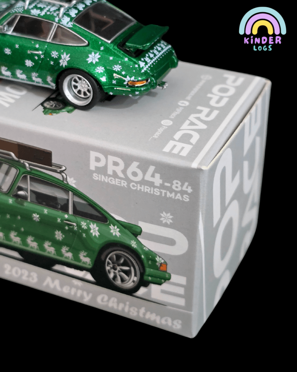 Pop Race Porsche 911 Singer Christmas Edition (Open Box) - Kinder Logs
