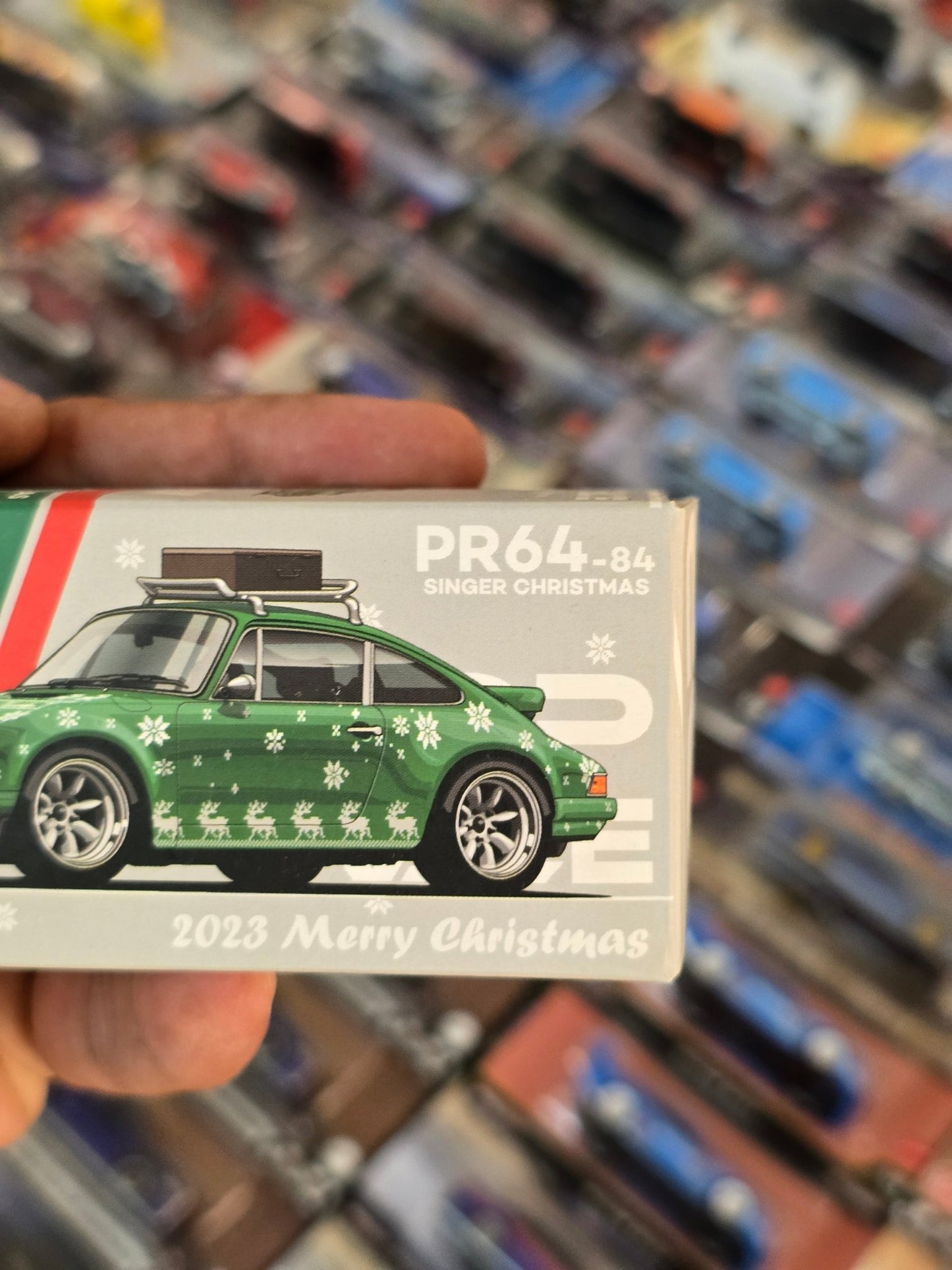 Pop Race Porsche 911 Singer Christmas Edition (Open Box) - Kinder Logs