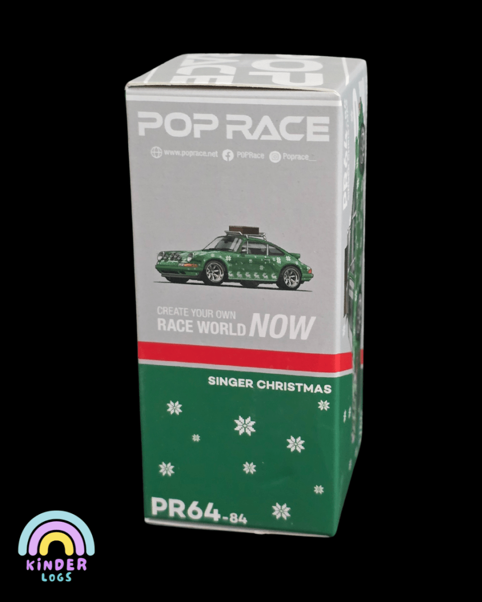 Pop Race Porsche 911 Singer Christmas Edition (Open Box) - Kinder Logs