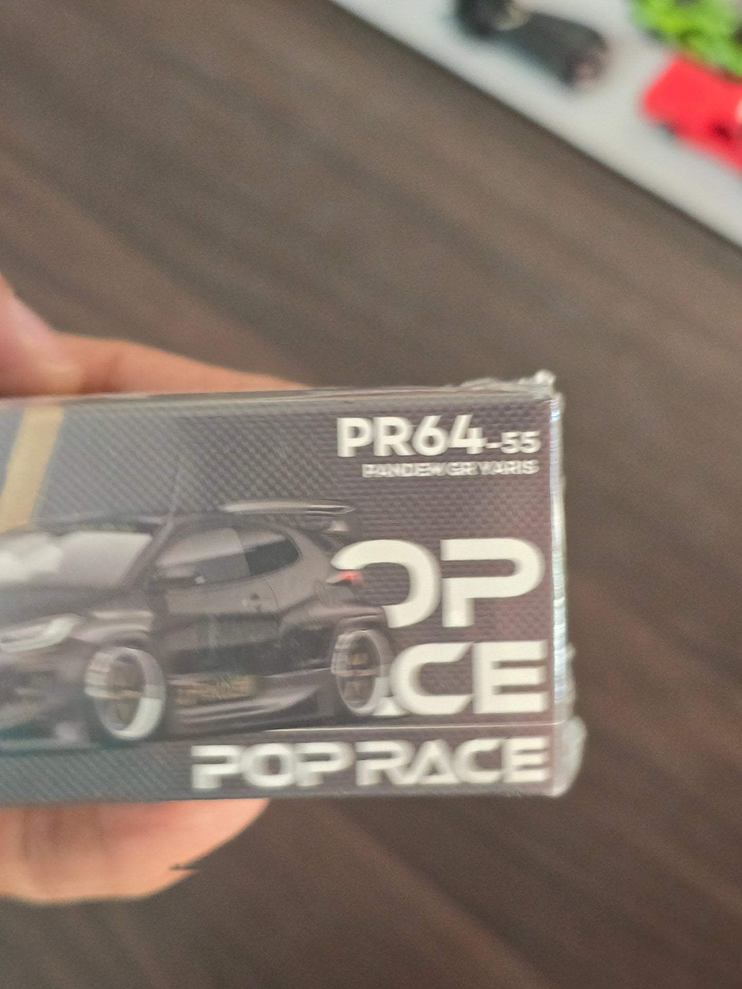 Pop Race Toyota Pandem GR Yaris (PR64 - 55) - Black (Sealed Box) - Kinder Logs