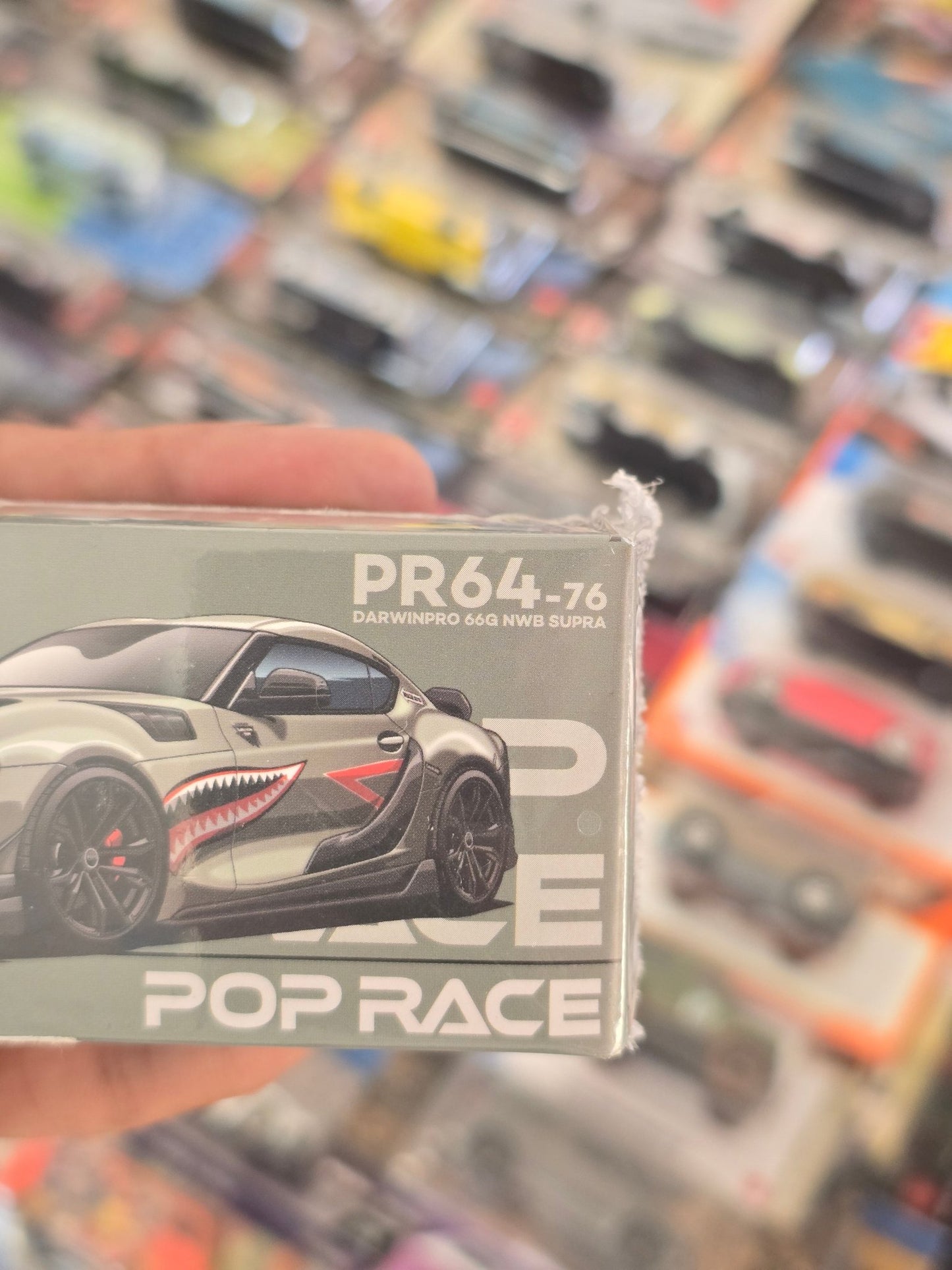 Pop Race Toyota Supra - Darwinpro 66G NWB (PR64 - 76) - Sealed Box - Kinder Logs
