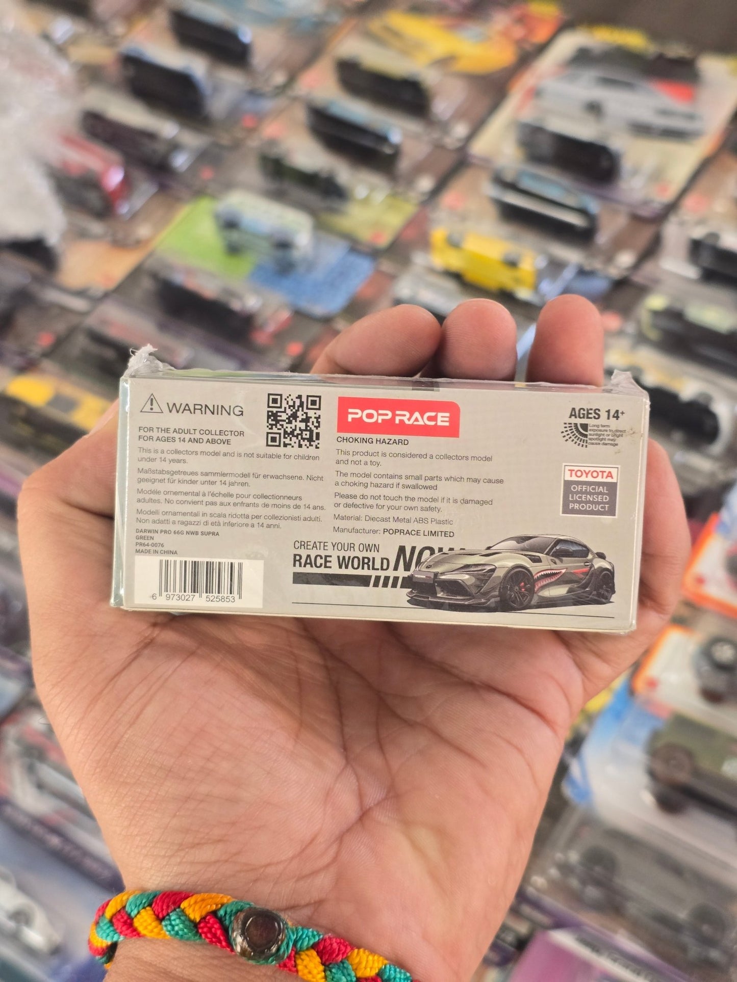 Pop Race Toyota Supra - Darwinpro 66G NWB (PR64 - 76) - Sealed Box - Kinder Logs