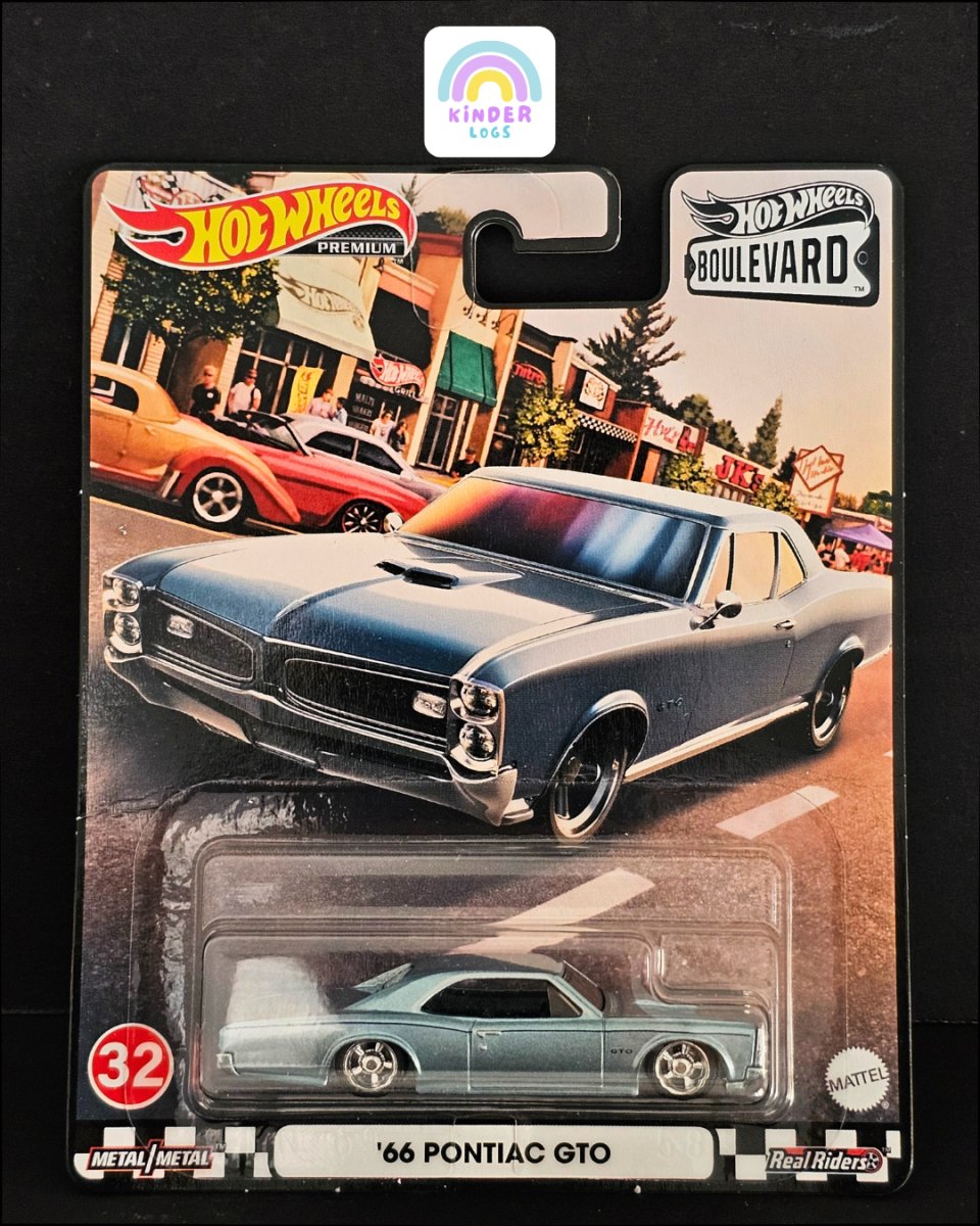 Premium Hot Wheels 1966 Pontiac GTO - Kinder Logs