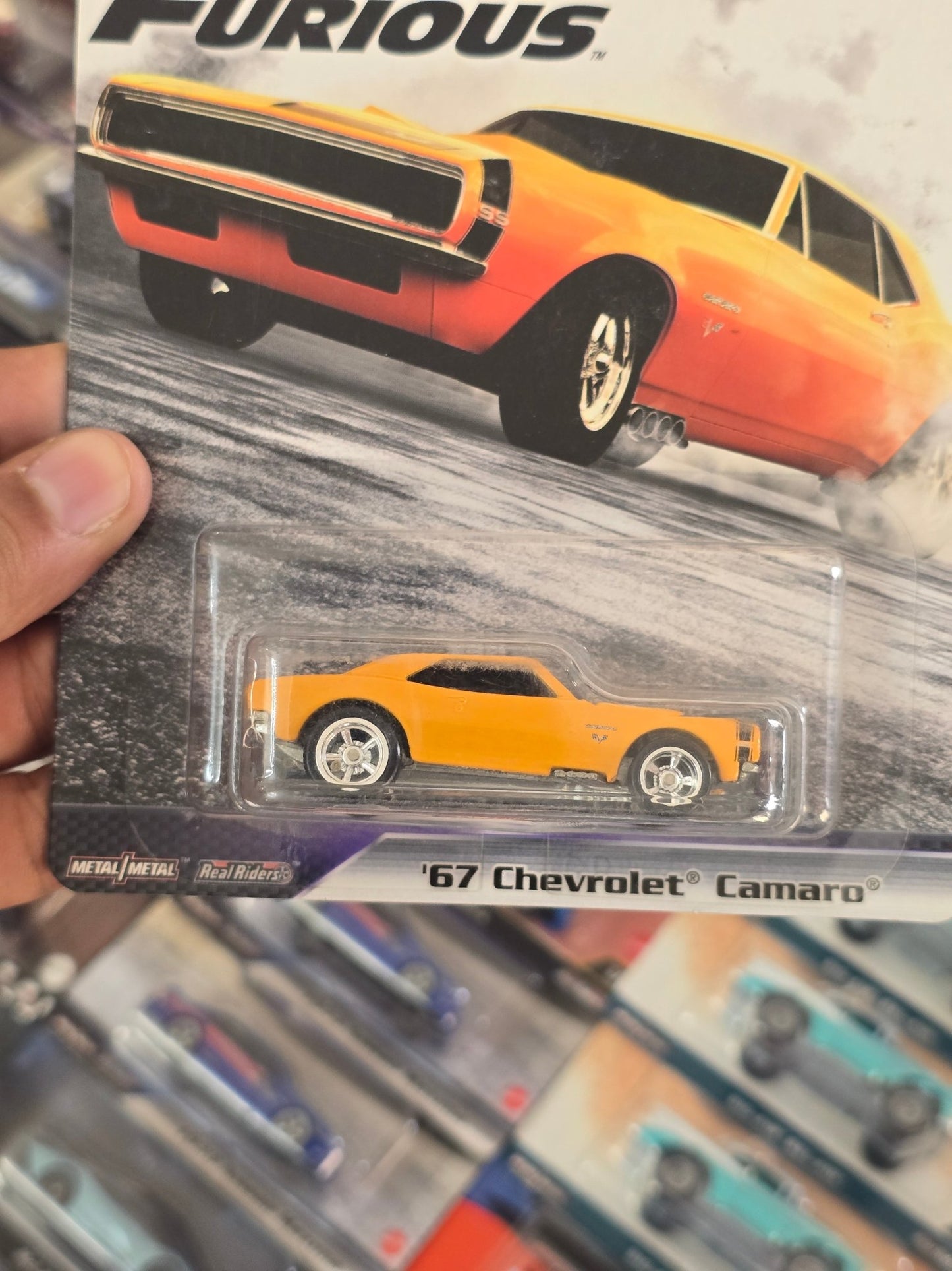 Premium Hot Wheels 1967 Chevrolet Camaro - Fast And Furious (Imported) - Kinder Logs