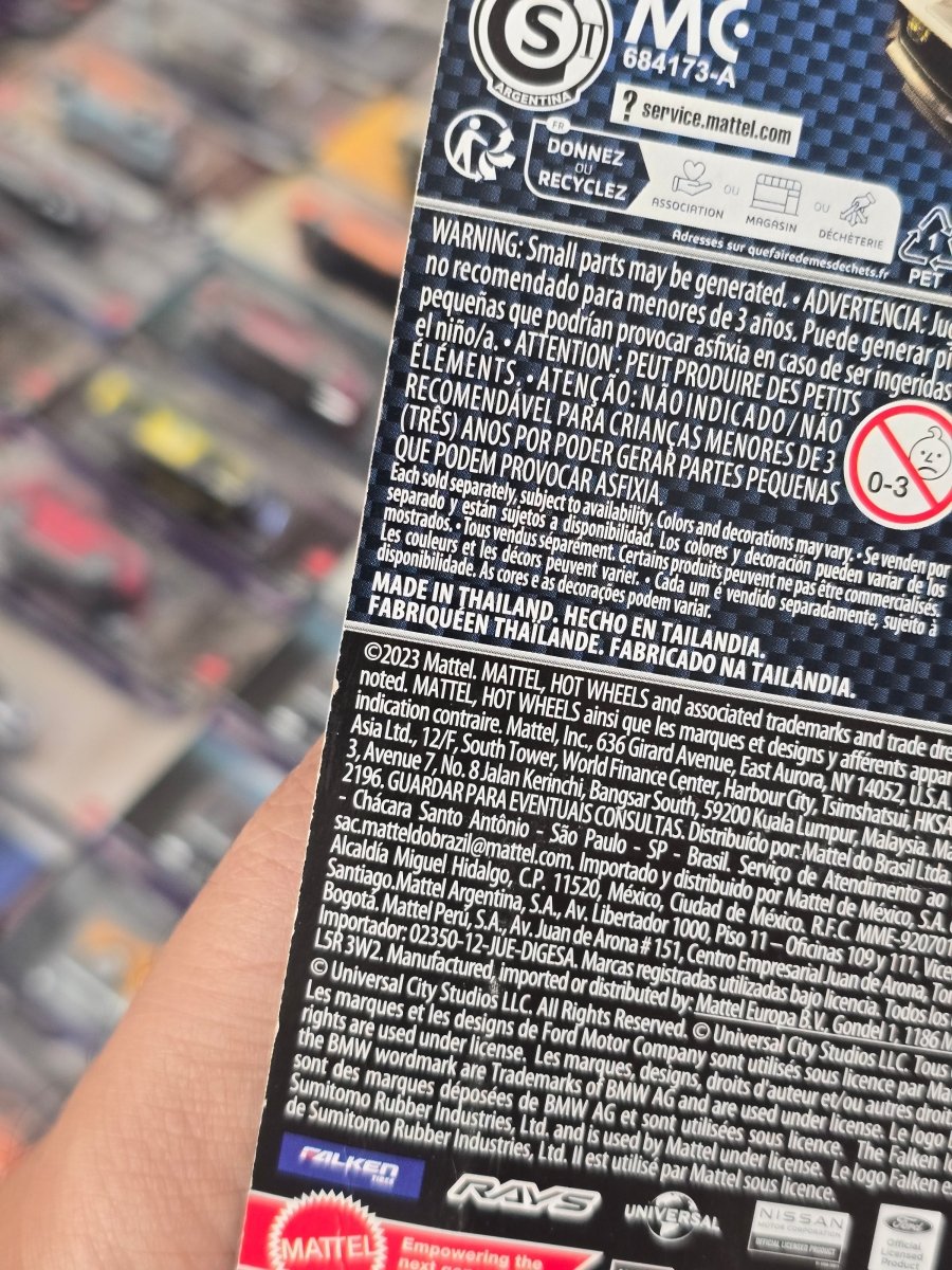 Premium Hot Wheels 1969 Ford Mustang Boss 302 - Fast & Furious - Kinder Logs