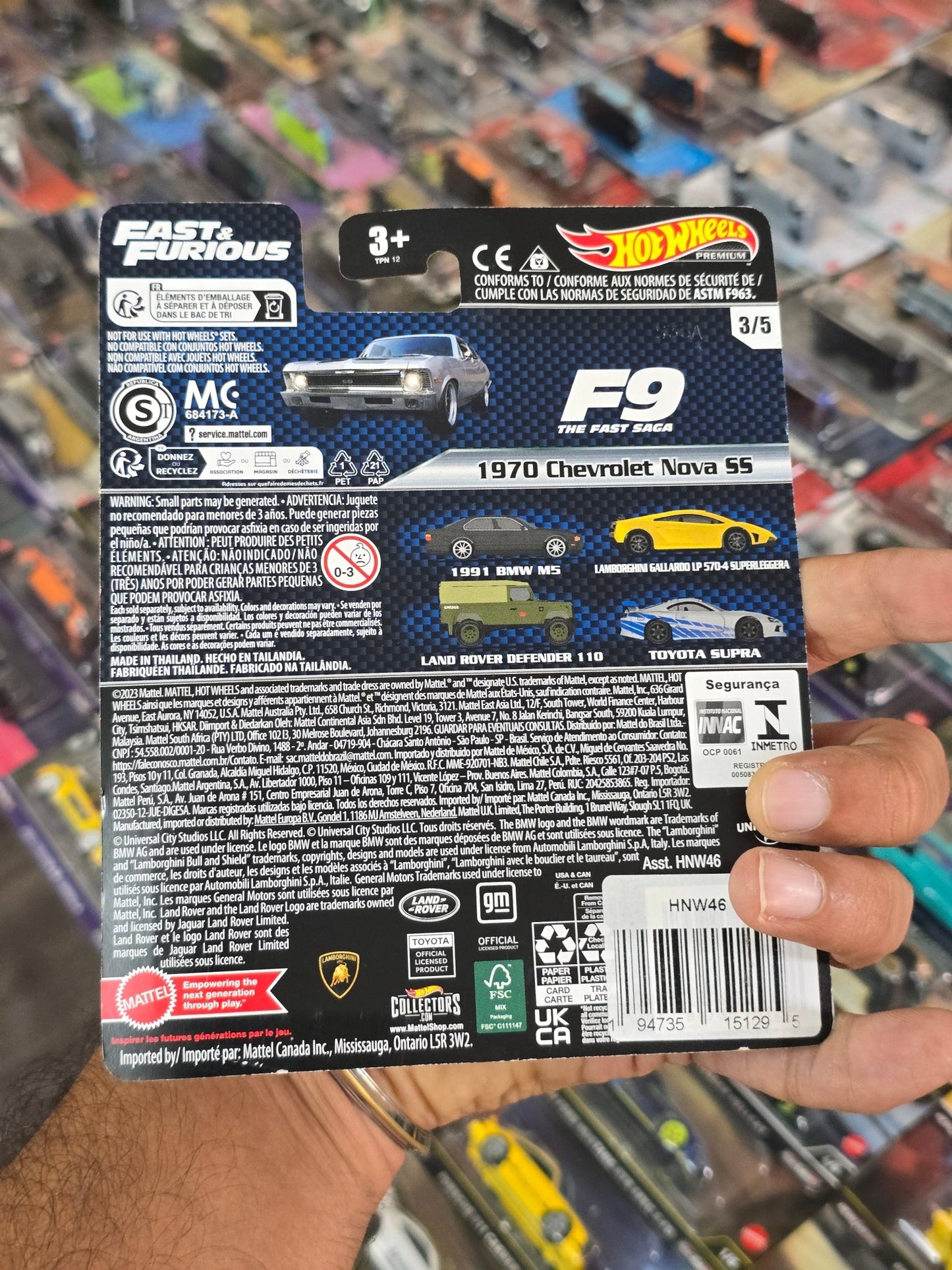 Premium Hot Wheels 1970 Chevrolet Nova SS (Imported) - Kinder Logs