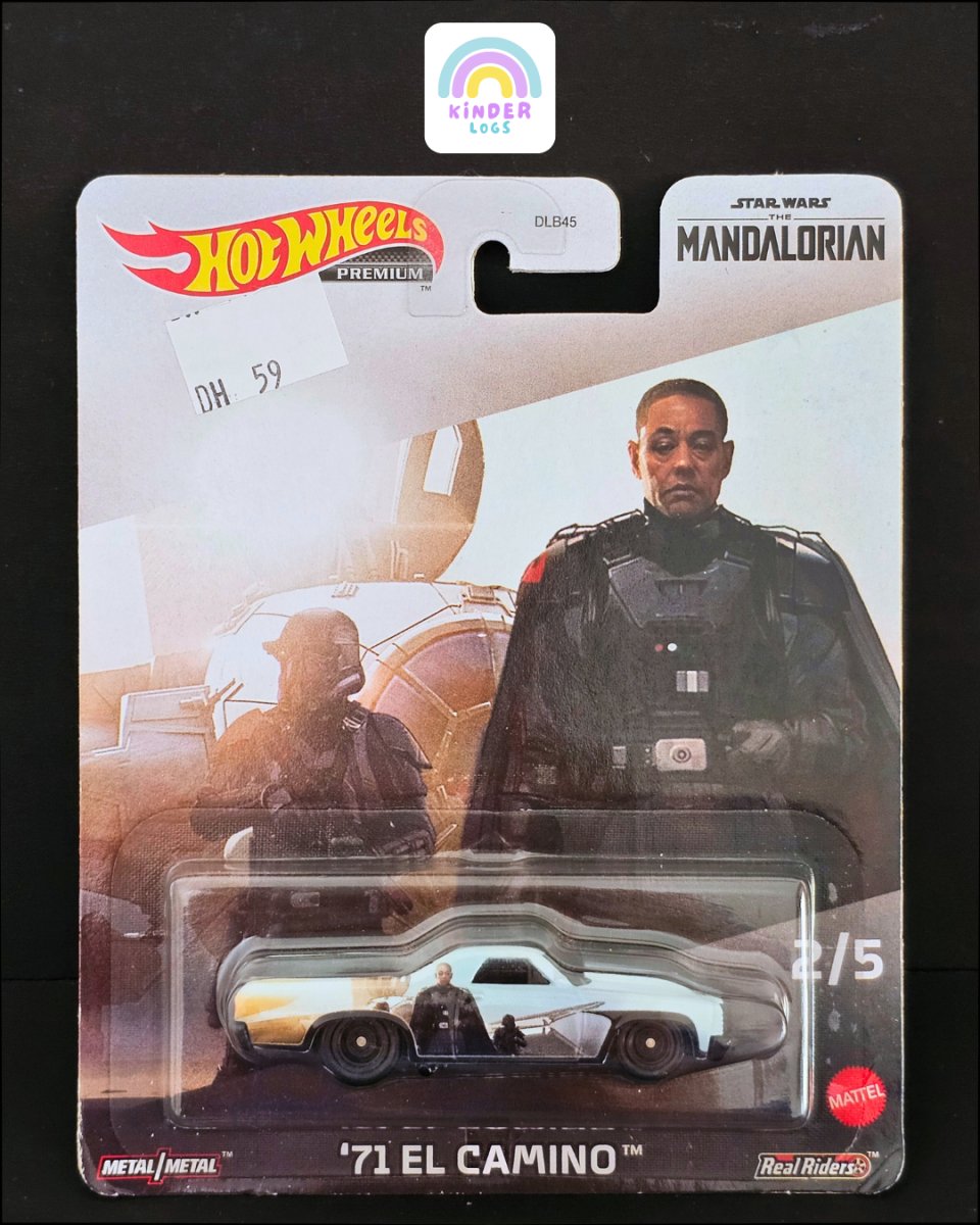 Premium Hot Wheels 1971 Chevrolet El Camino - Star Wars The Mandalorian - Kinder Logs