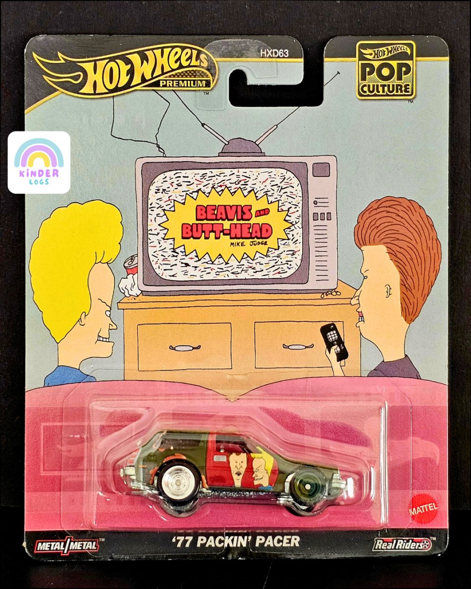 Premium Hot Wheels 1977 Packin' Pacer - Beavis And Butt - Head - Kinder Logs