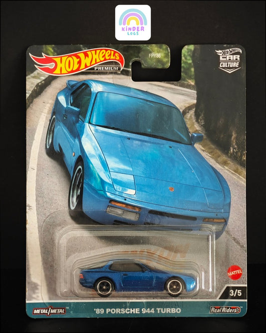 Premium Hot Wheels 1989 Porsche 944 Turbo (Canyon Warriors) - Kinder Logs