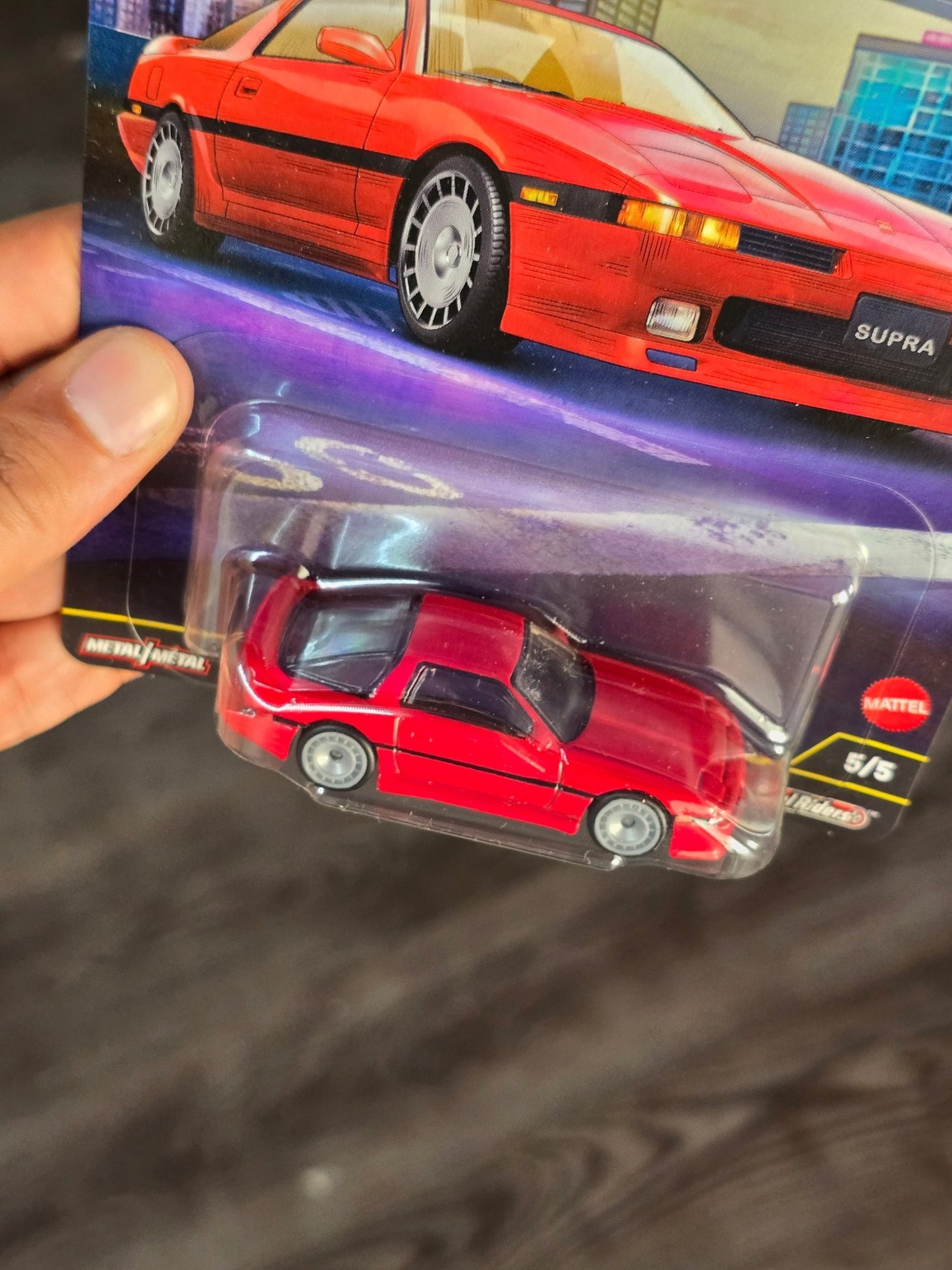 Premium Hot Wheels 1989 Toyota Supra - Ronin Run II (Imported) - Kinder Logs