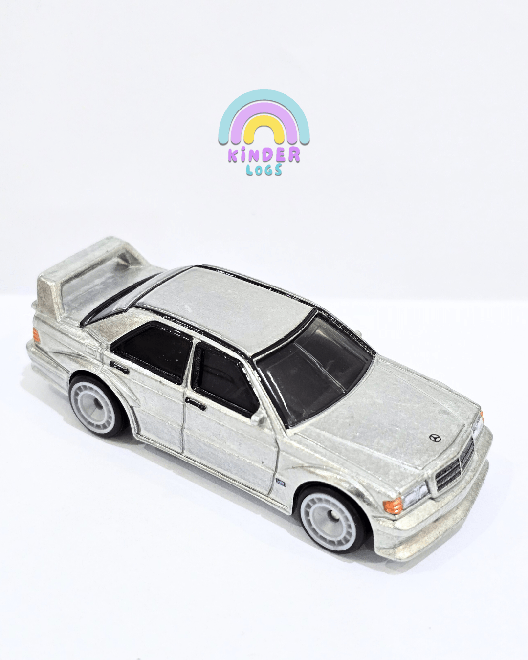 Premium Hot Wheels 1990 Mercedes 190 E 2.5 - 16 Evolution II (Uncarded) - Kinder Logs