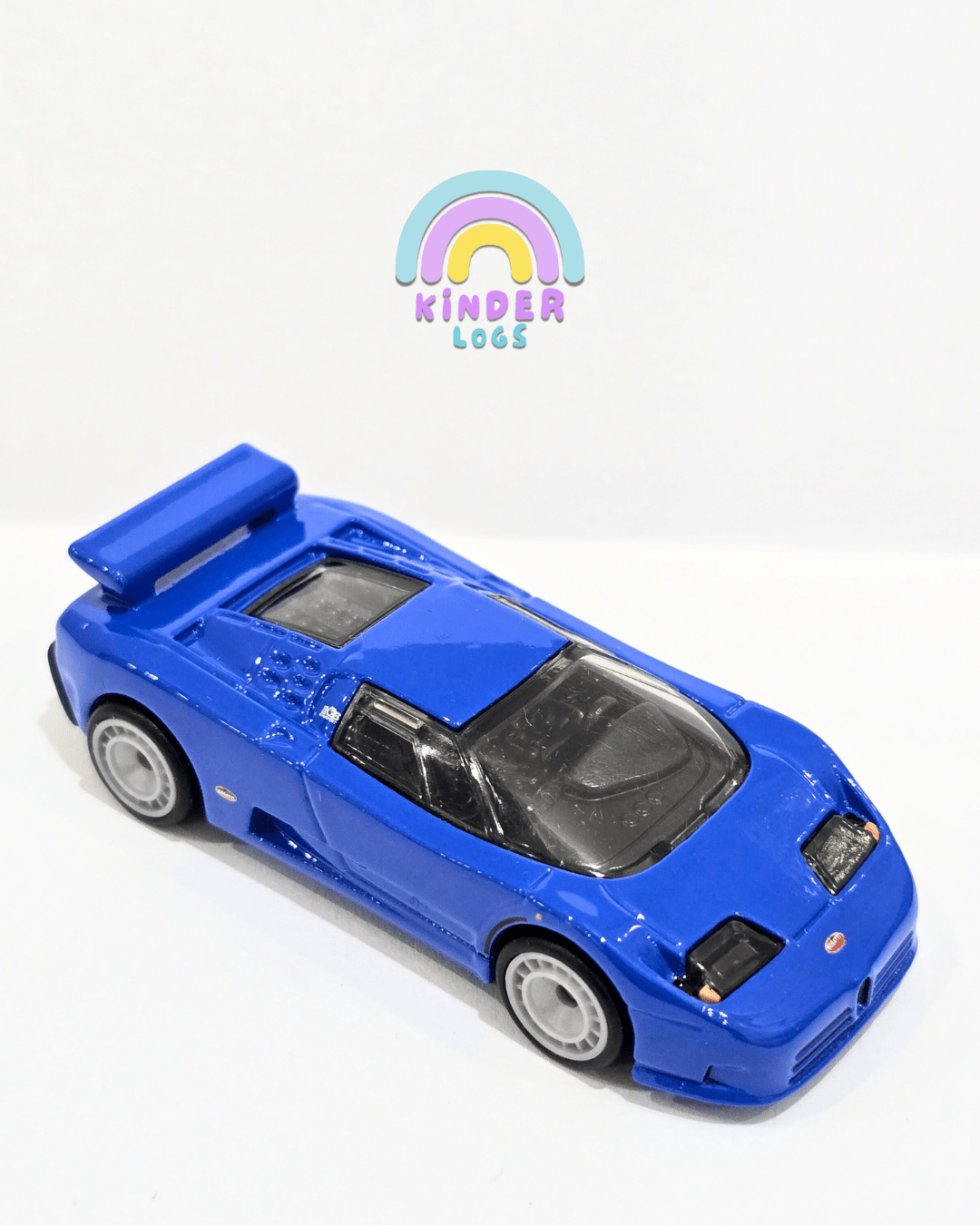 Premium Hot Wheels 1994 Bugatti EB110 (Uncarded) - Kinder Logs