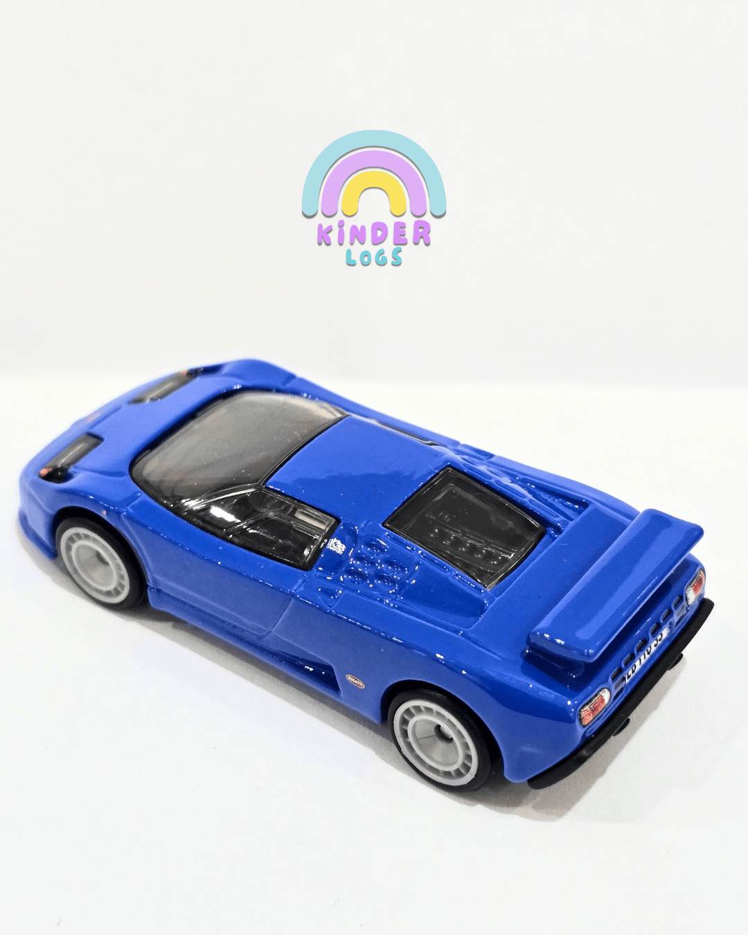 Premium Hot Wheels 1994 Bugatti EB110 (Uncarded) - Kinder Logs